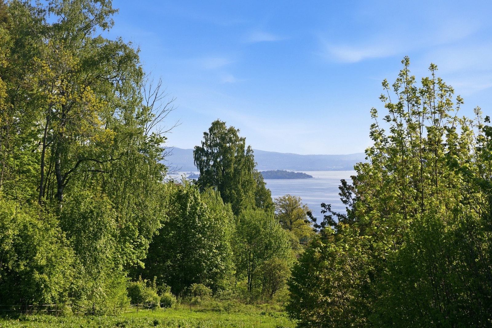 Herfra er det flott utsikt over Oslofjorden. Galleribilde