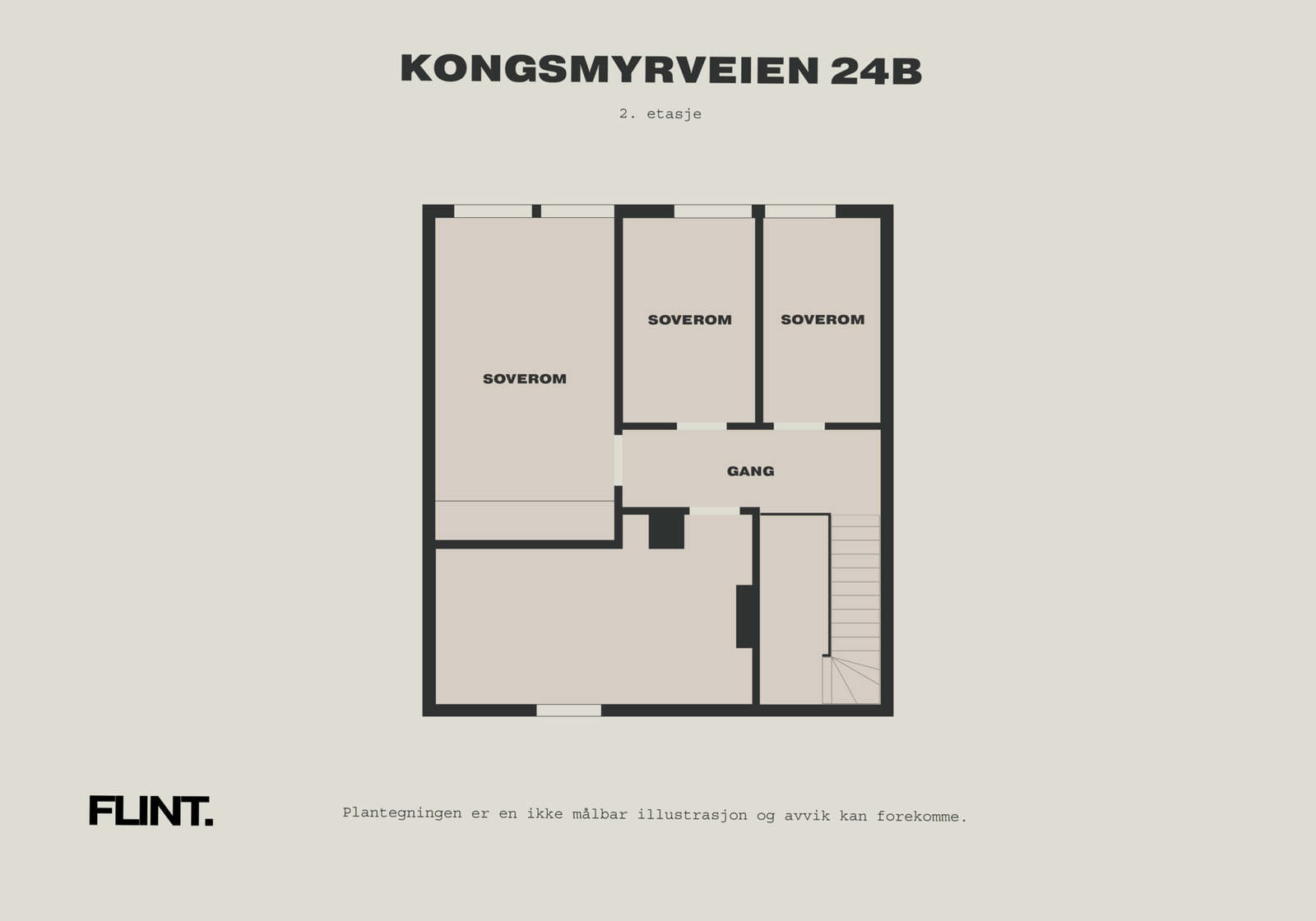 Plantegning 2.etasje Galleribilde