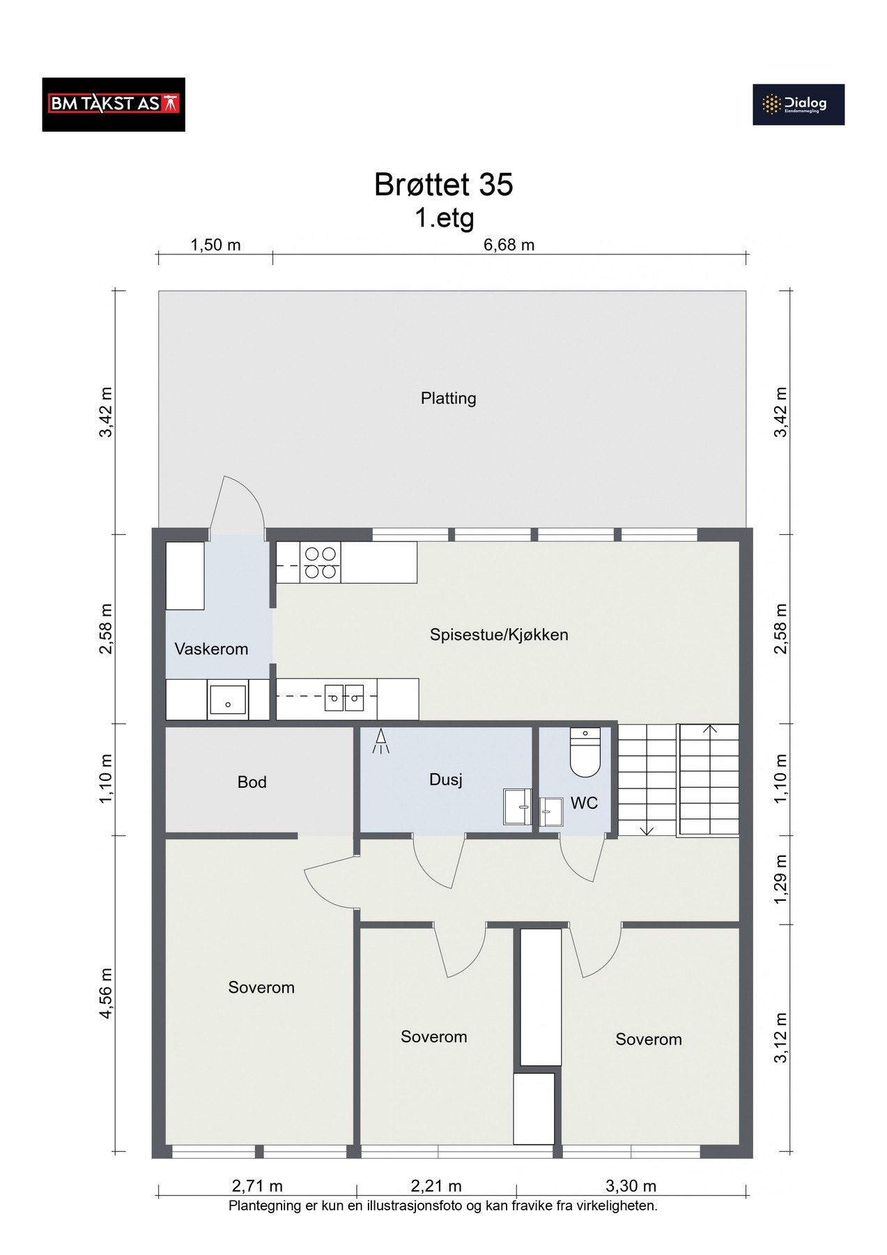 Plantegning 2. og 3.etasje. Galleribilde