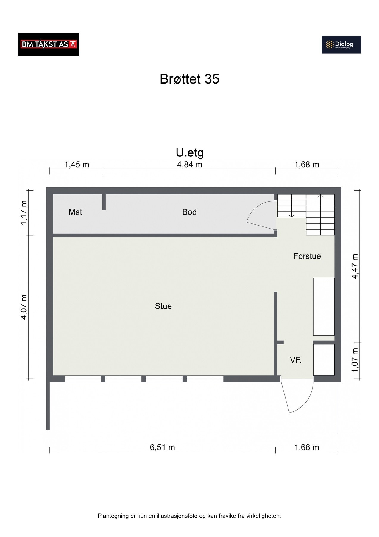 Plantegning 1.etasje Galleribilde