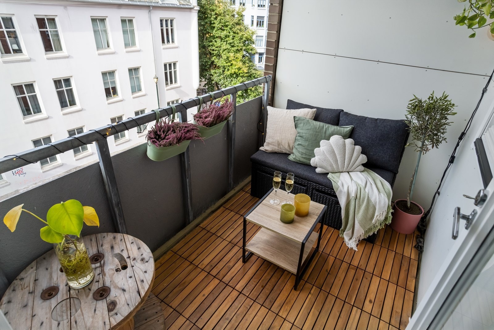 Balkongen er ca. 4,1 m². Galleribilde