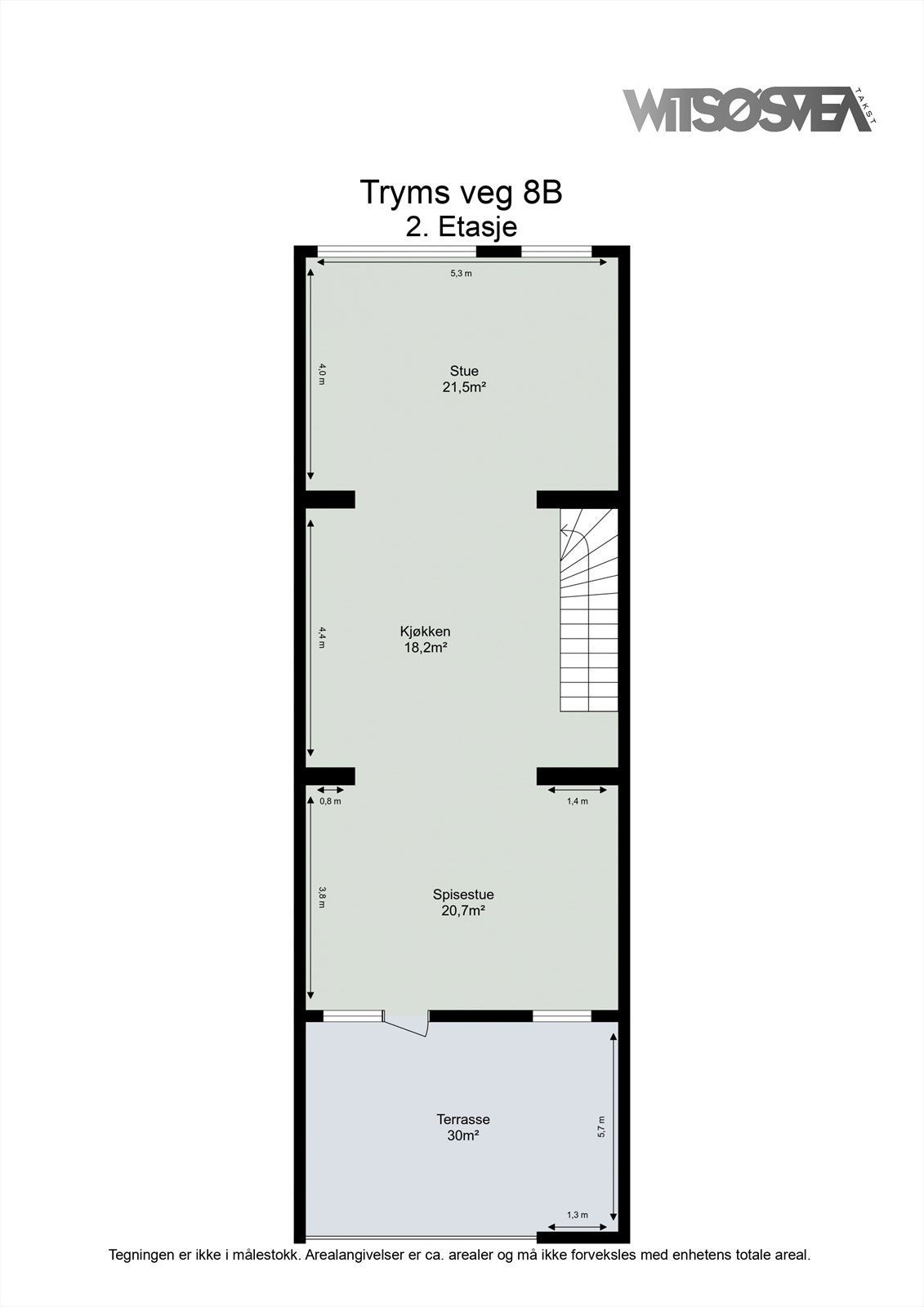 Planskisse 2. etasje Galleribilde