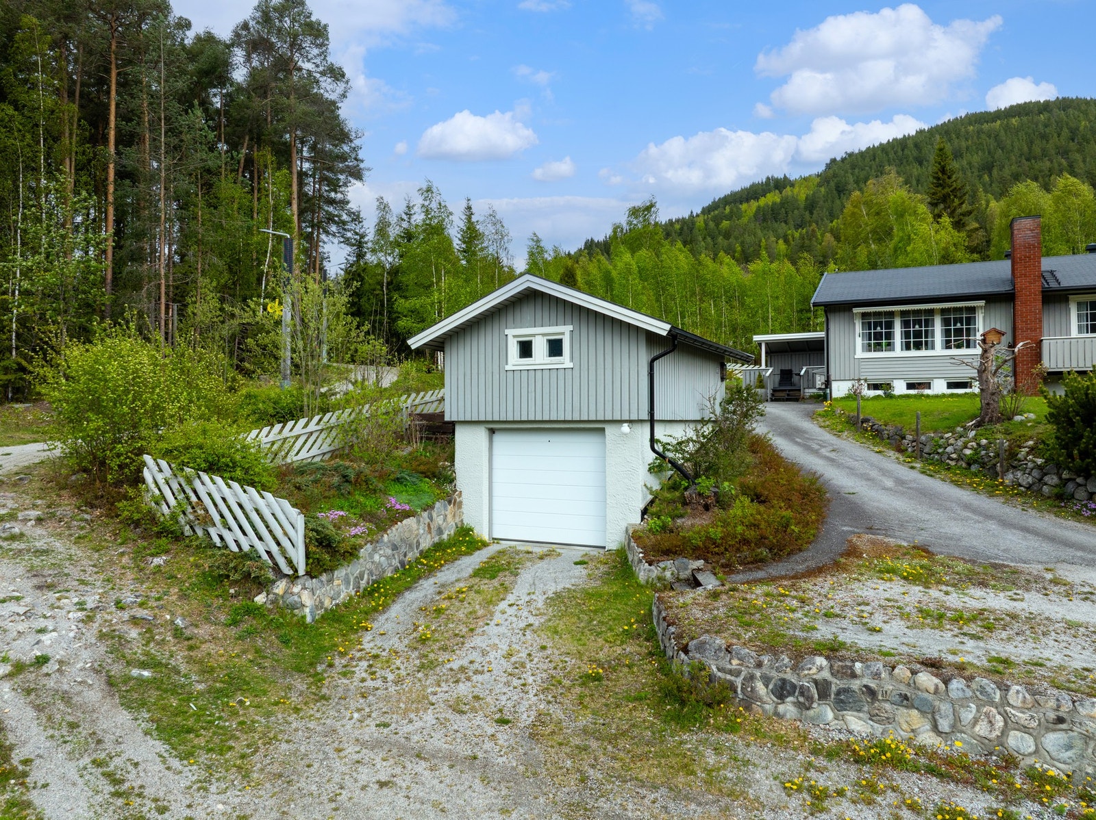 Garasjen med bod Galleribilde