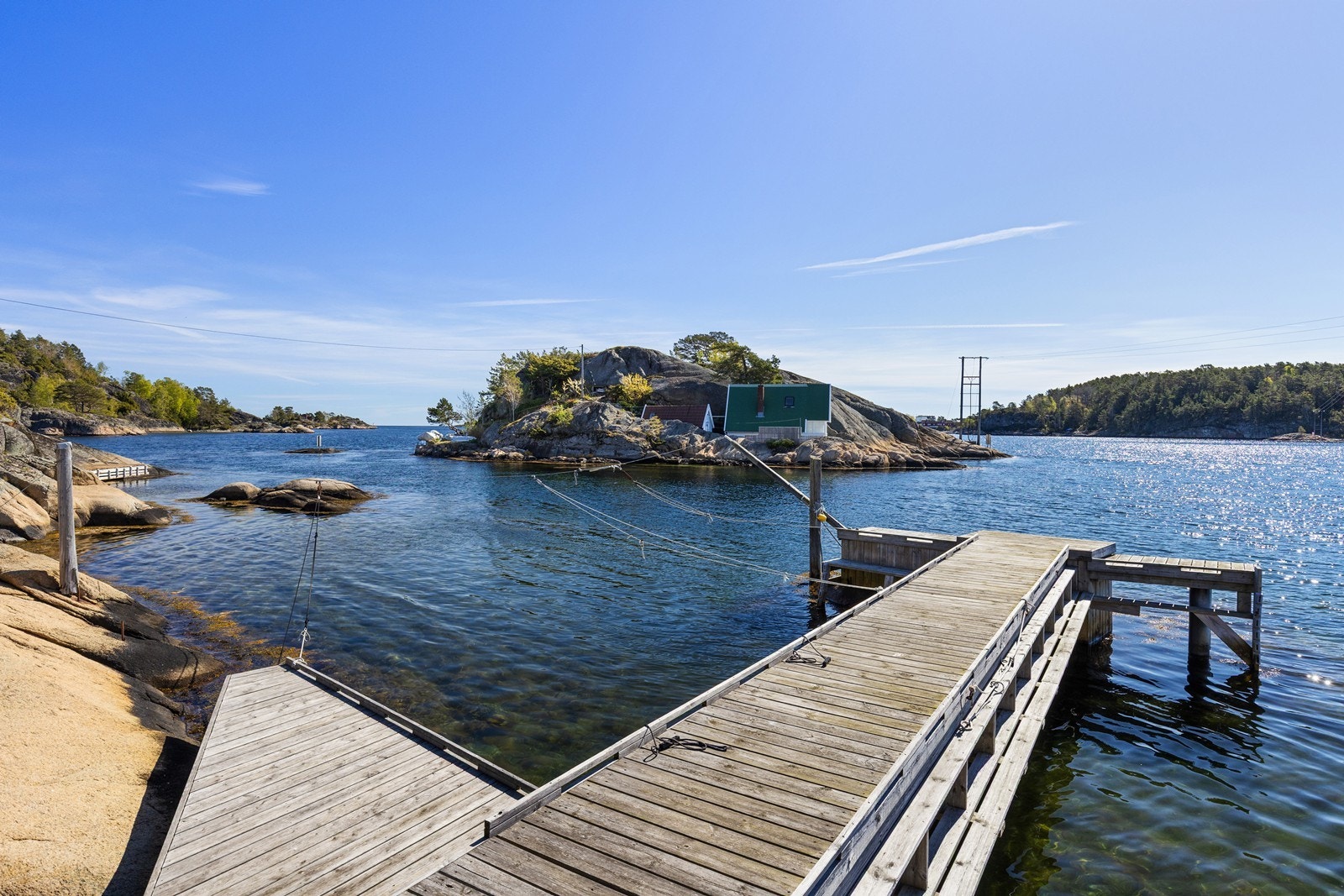 Med hytten følger det båtplass like ved. Galleribilde