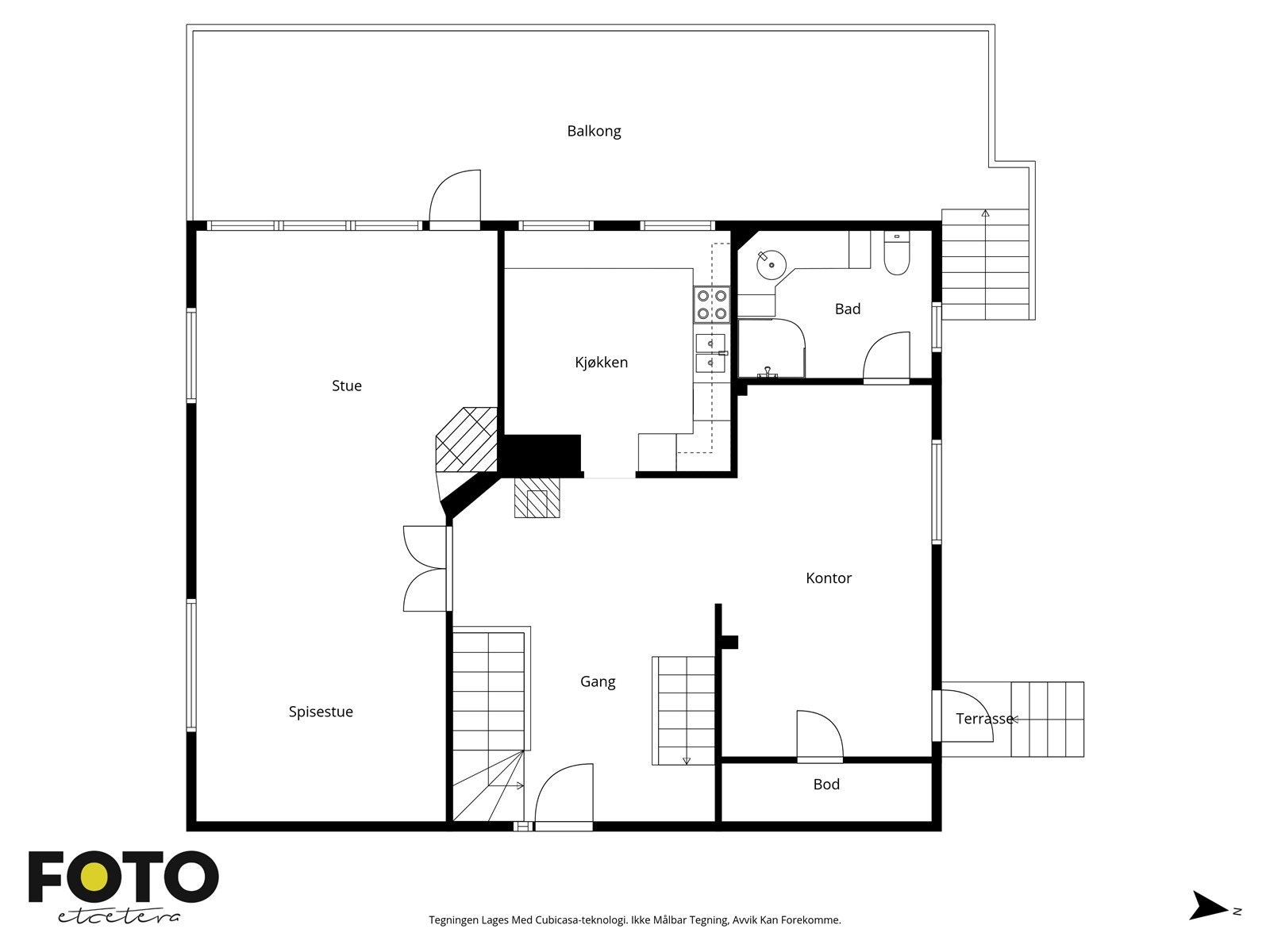 Illustrert planskisse, 1. etasje Galleribilde