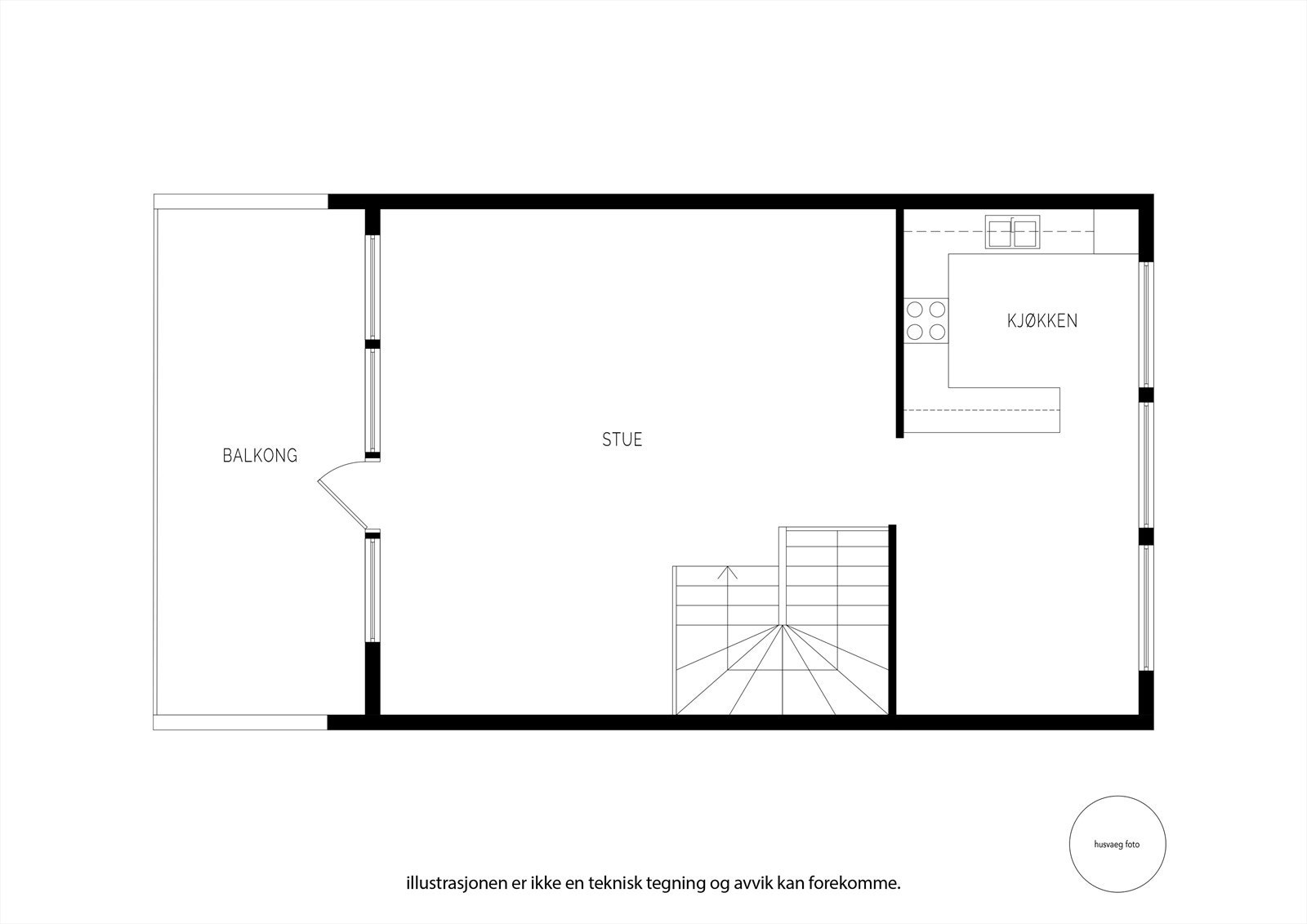 Plantegning 2. etasje Galleribilde