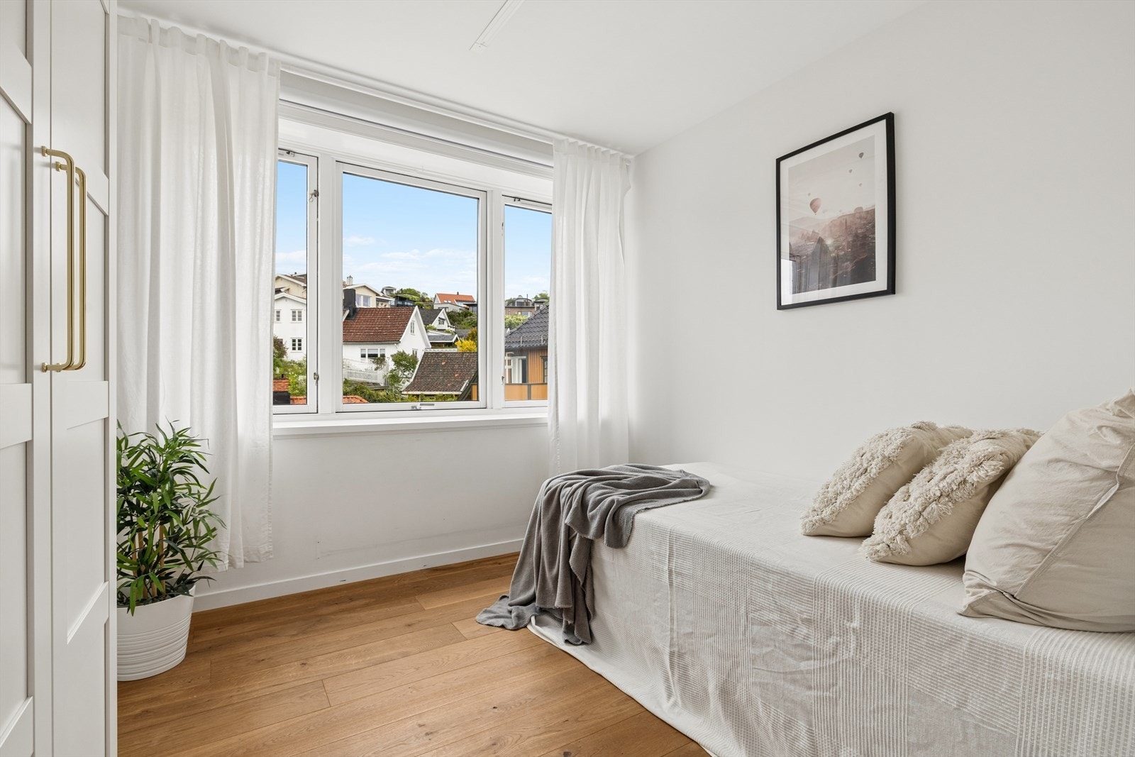Det tredje soverommet egner seg godt som barnerom, gjesterom eller kontor. Galleribilde