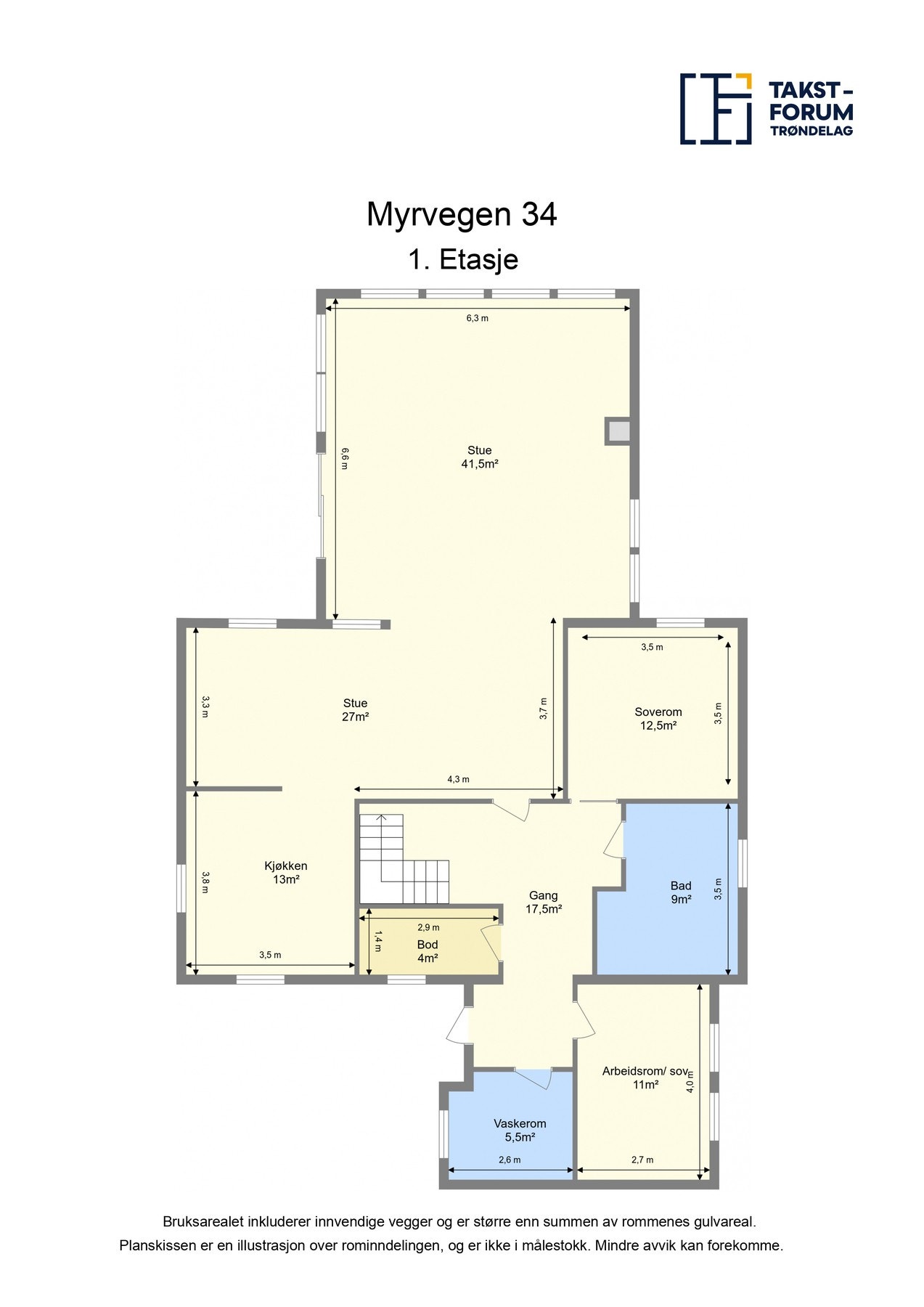 Plan 1 etasje3 Galleribilde