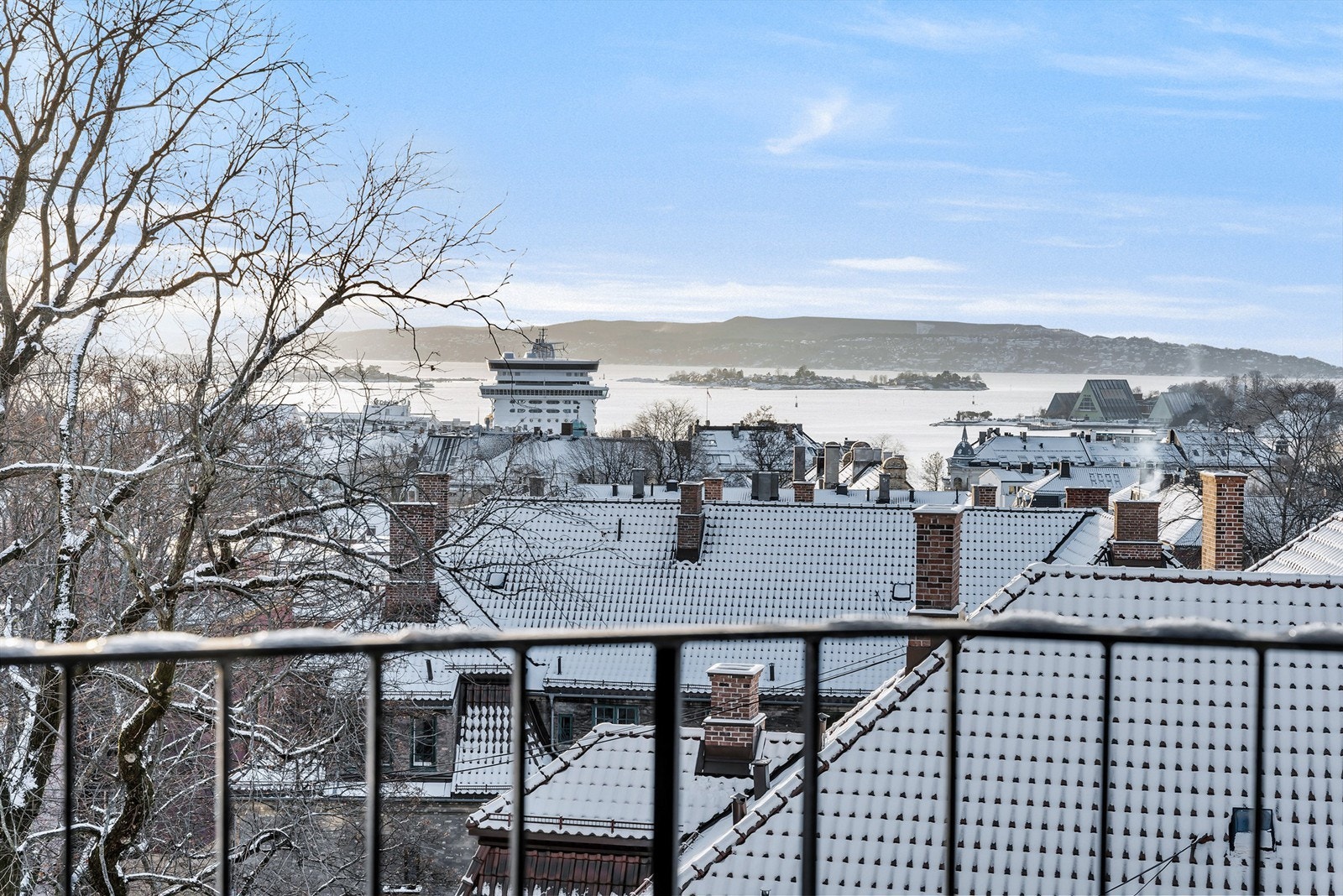Panoramautsikt over Oslofjorden. Galleribilde