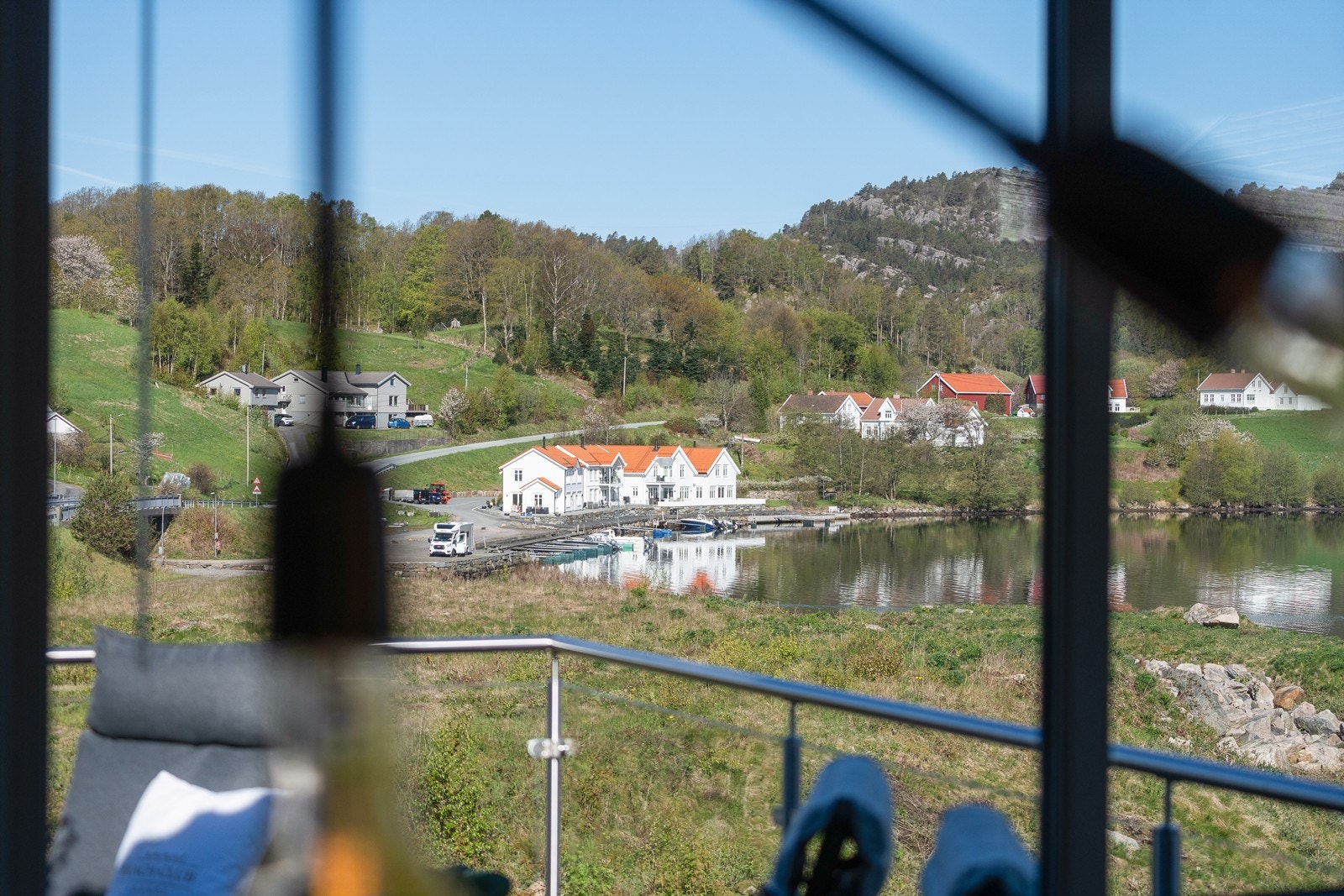 Utsikt mot innløpet til Spangereidkanalen Galleribilde