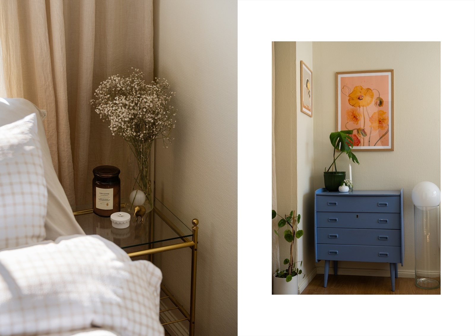 Stilrent soverom med fine materialvalg og lekre detaljer. Galleribilde