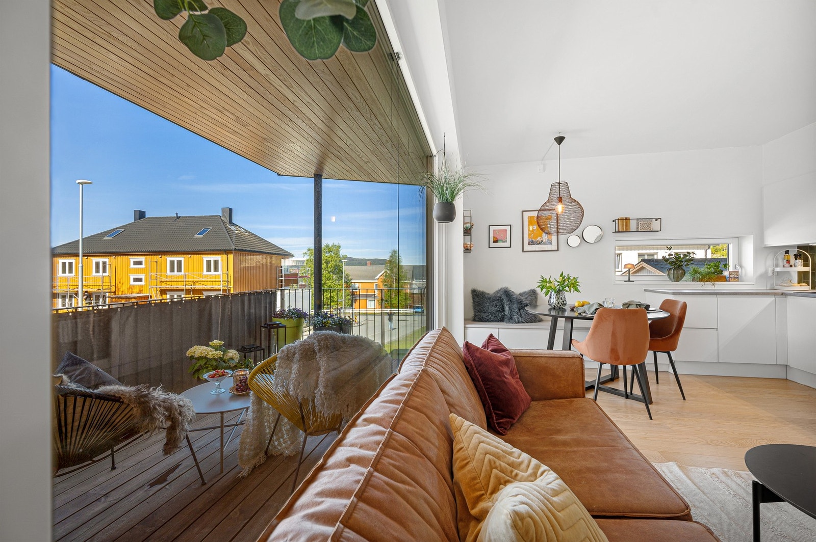 Leiligheten har en populær beliggenhet på Berg i en boligblokk fra 2018. Galleribilde