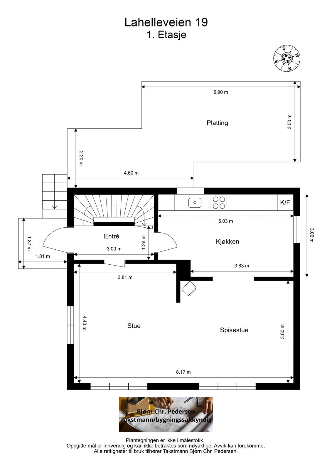 Plantegning hovedplan Galleribilde