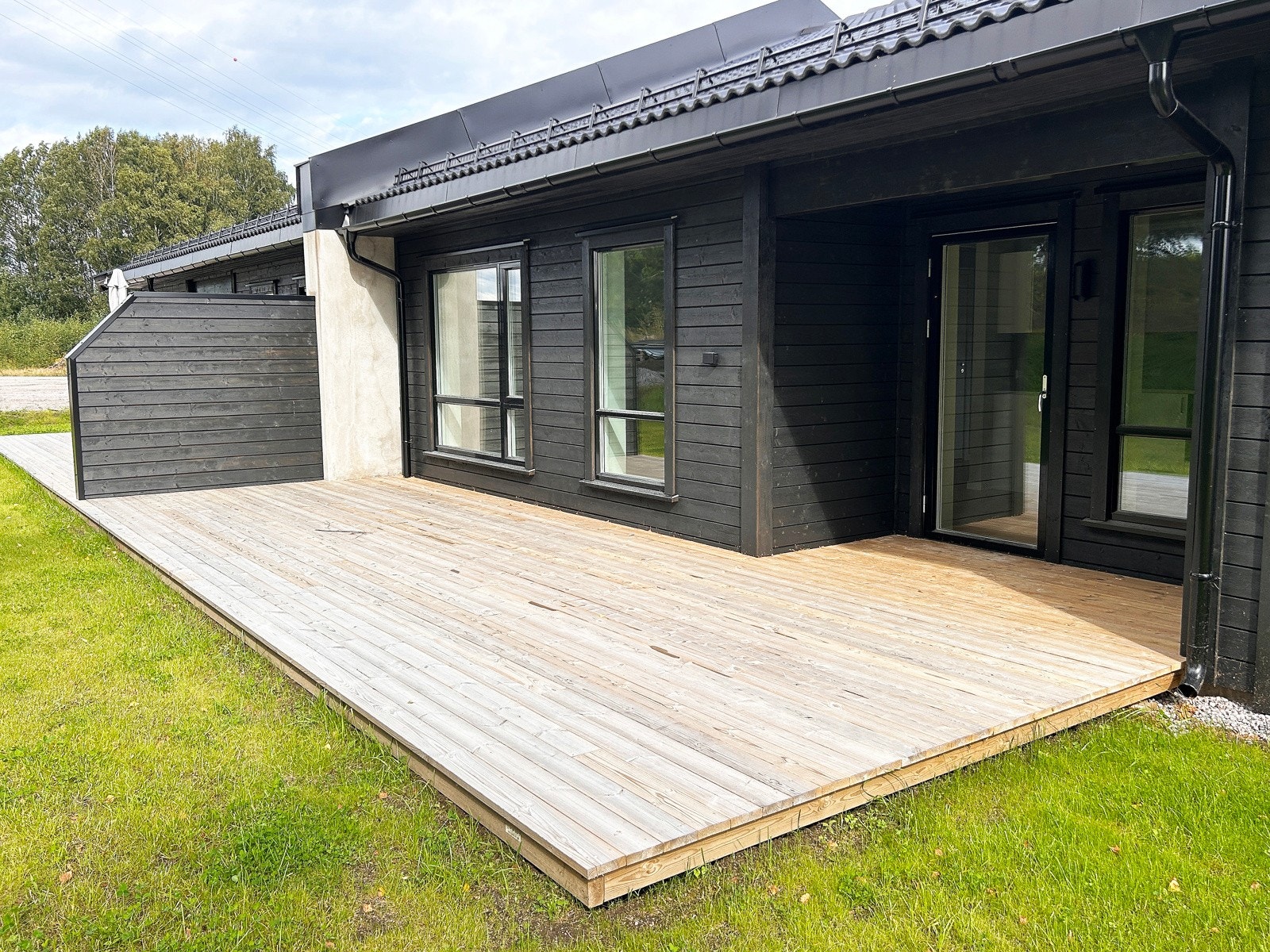 Terrasse mot vest. Galleribilde
