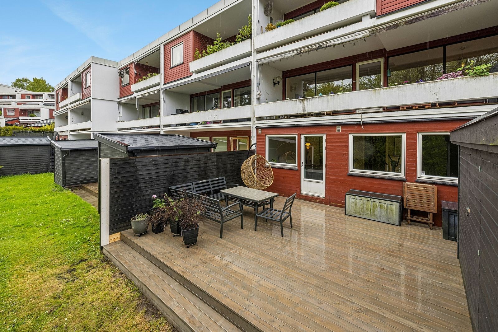 Stor terrasse Galleribilde