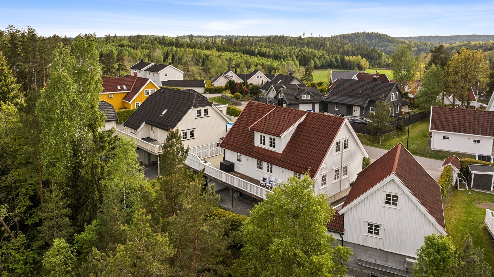 Området er vurdert som 'Veldig trygt' og er ideelt for barnefamilier. Galleribilde