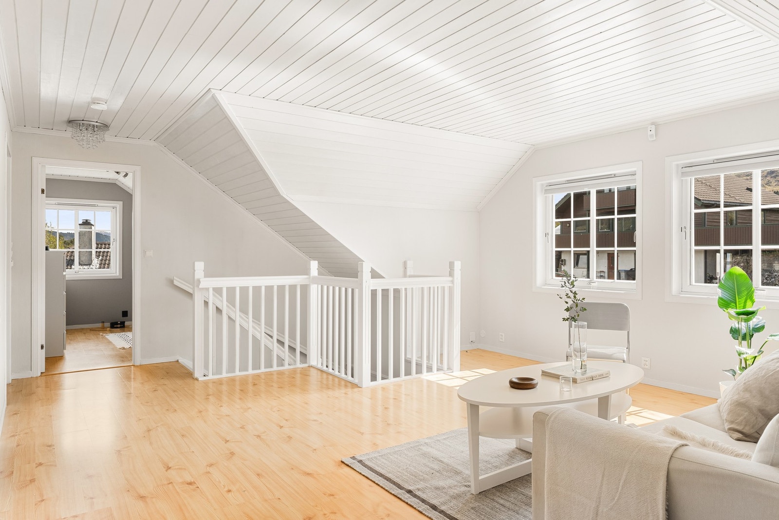 Flott loftsstue på 26,9 kvm. Galleribilde