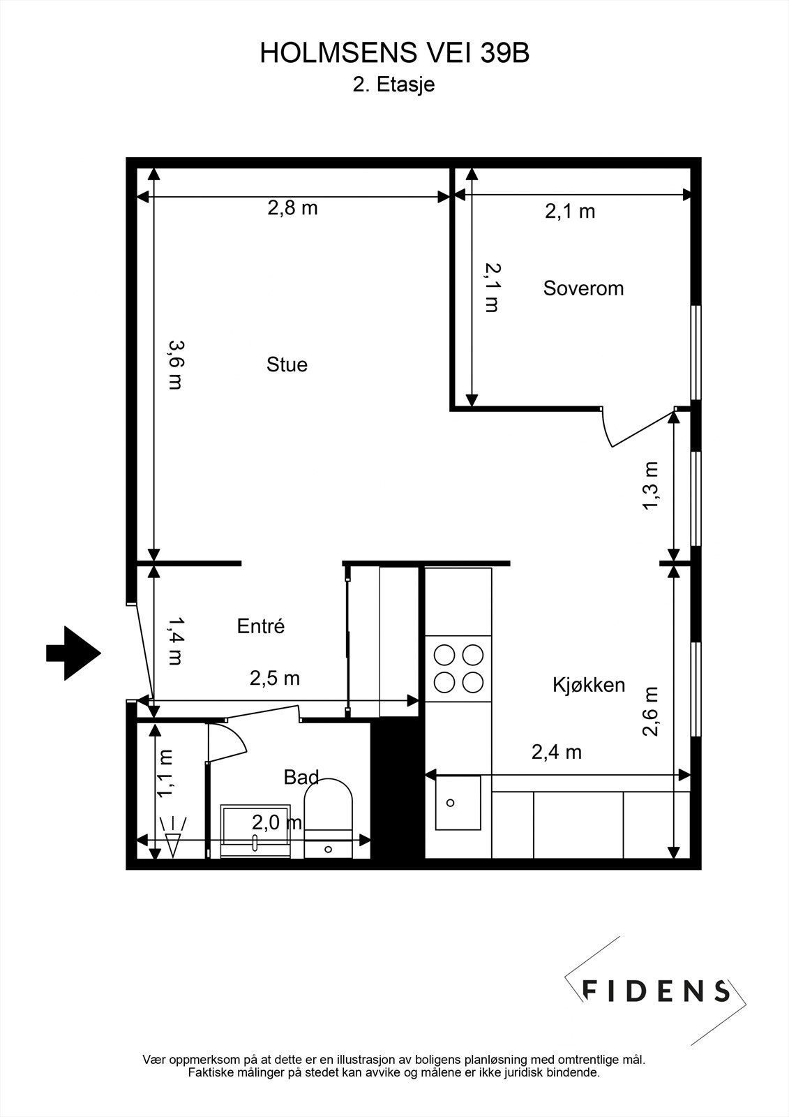 Plantegning Galleribilde