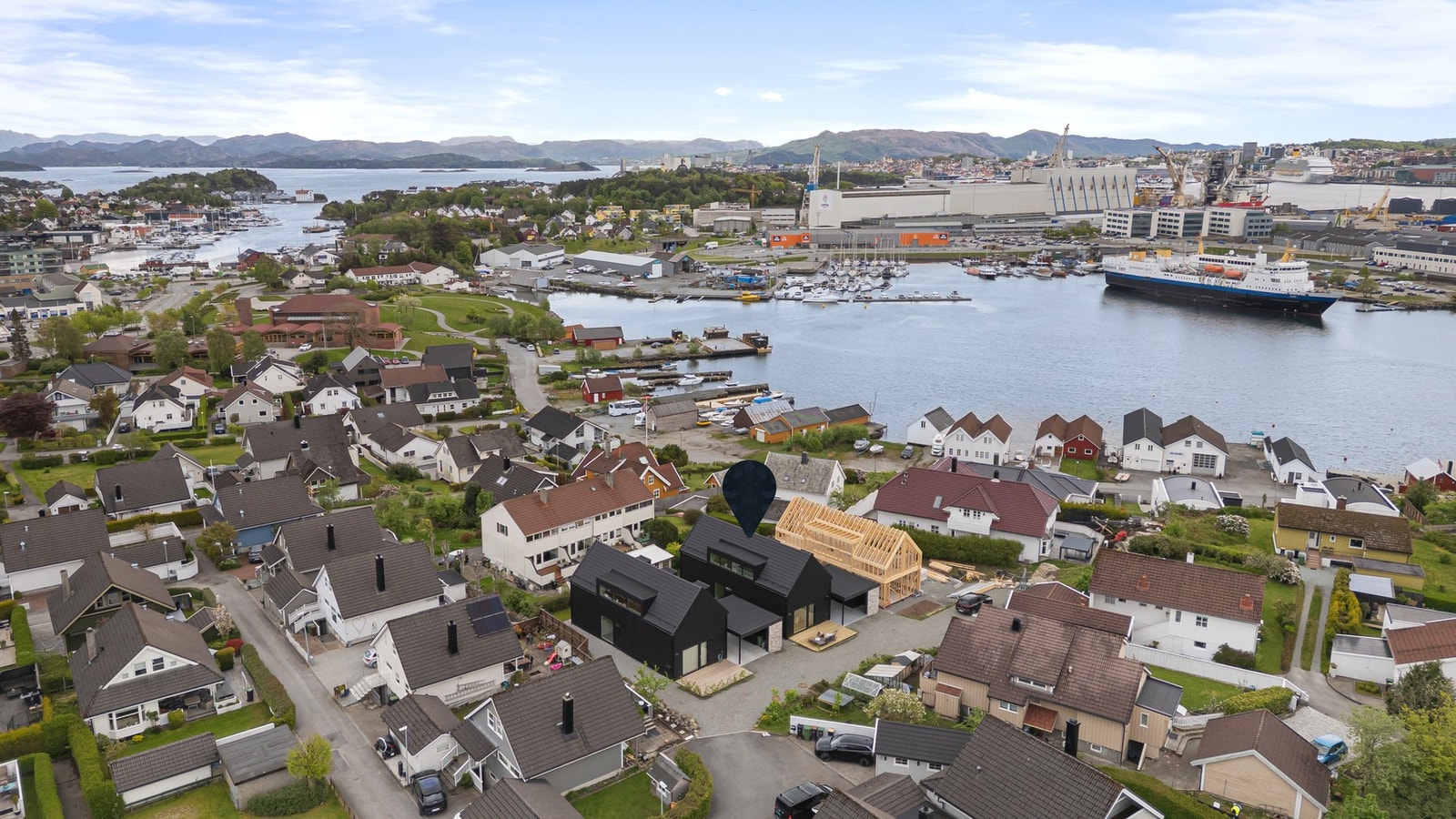 Dronebilde. Galleribilde