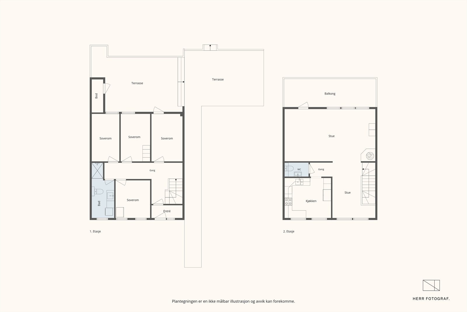 Plantegning Galleribilde