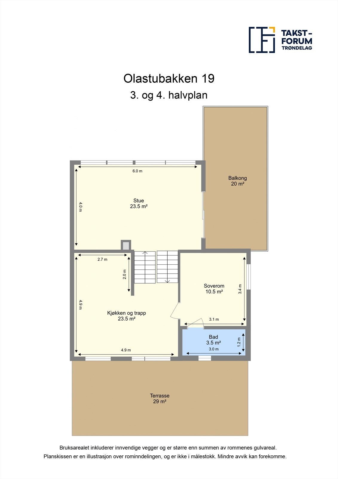 Planskisse 2. etasje. Galleribilde