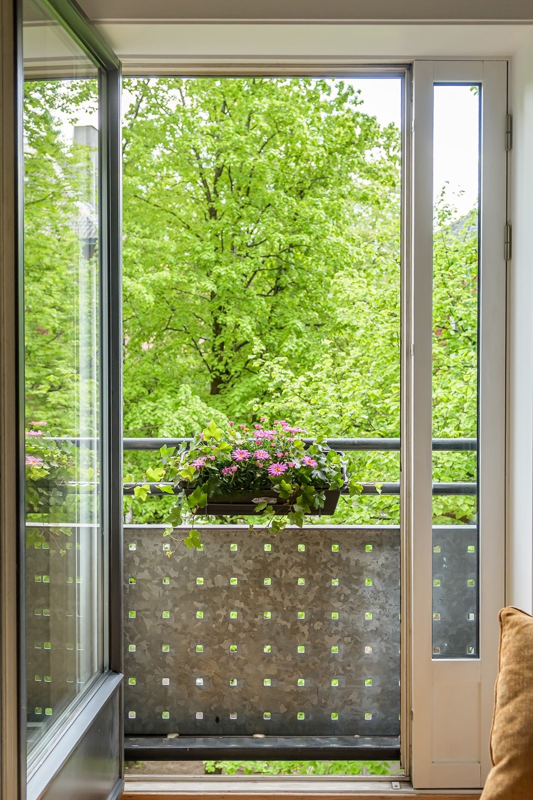 Lite innsyn fra vinduene. Galleribilde