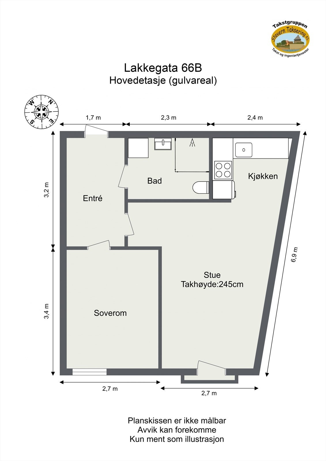 Plantegning Galleribilde