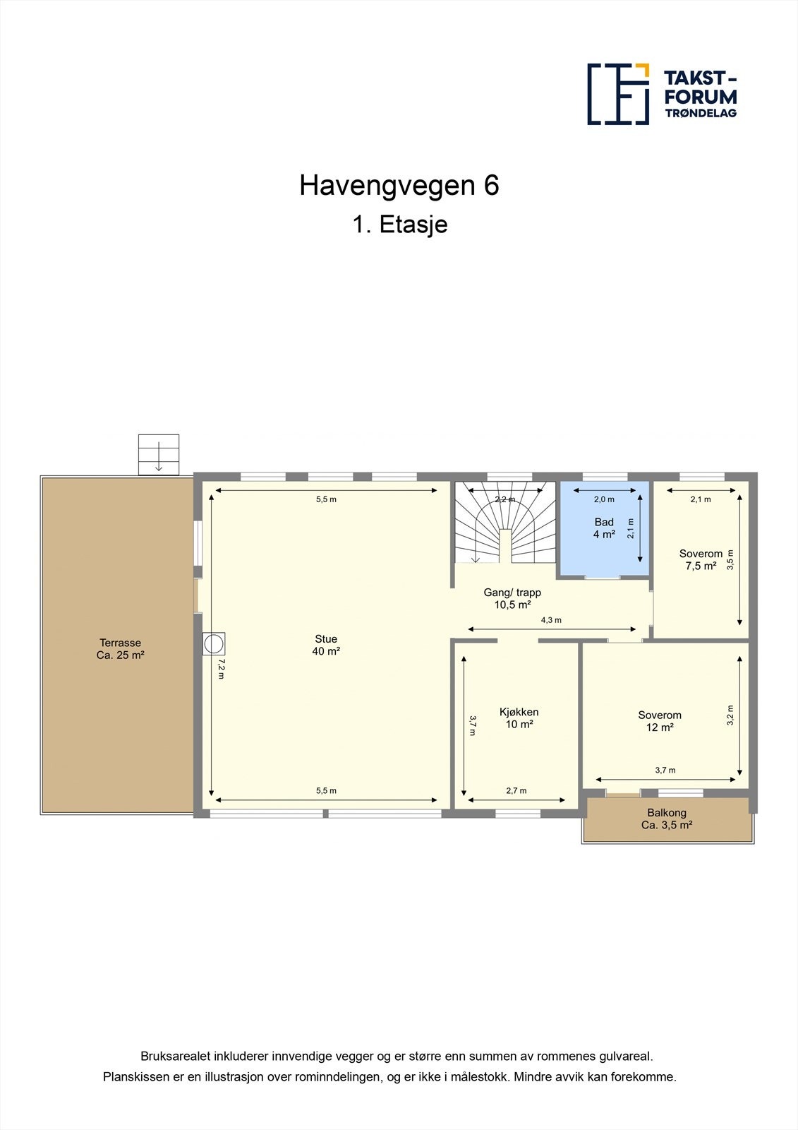 Plantegning første etasje. Galleribilde