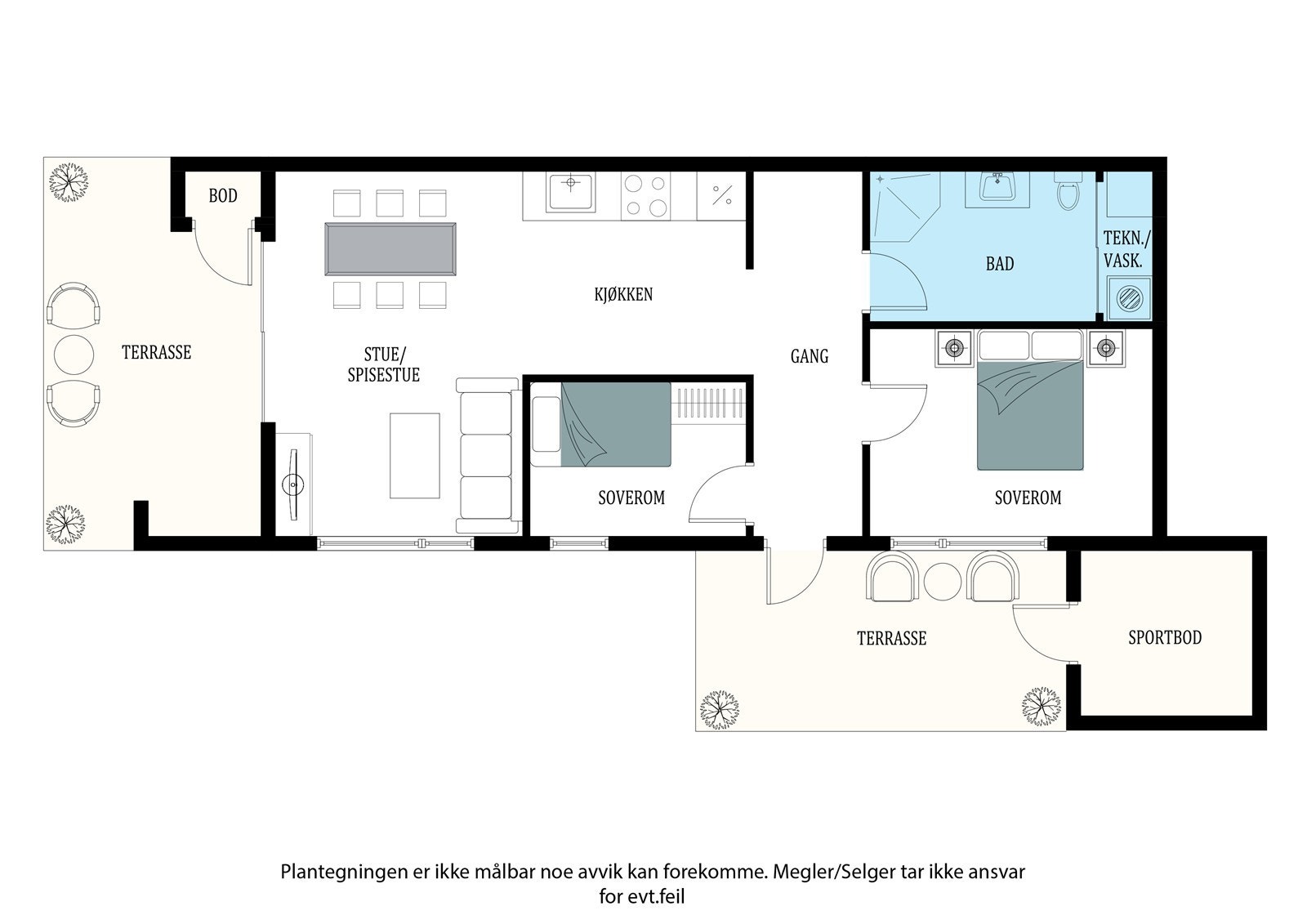 Plantegning Galleribilde