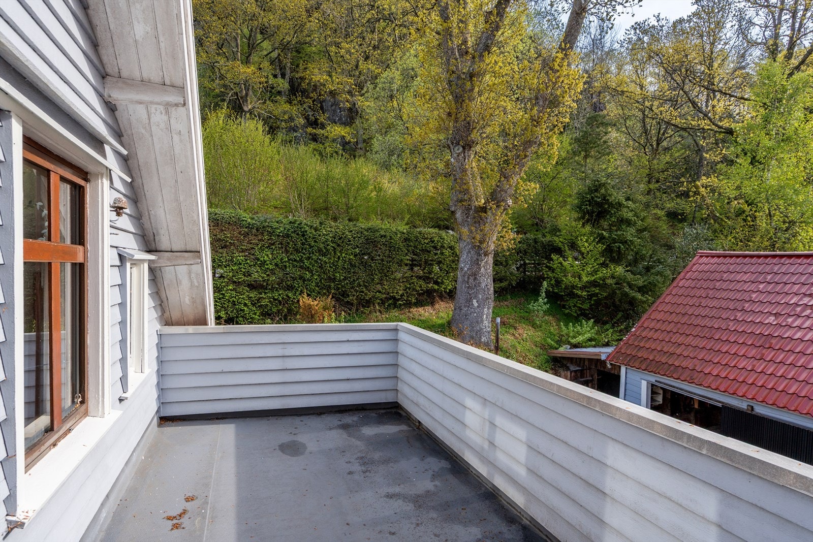 Boligen har et samlet terrasse- og balkongareal på hele 46 m². Galleribilde