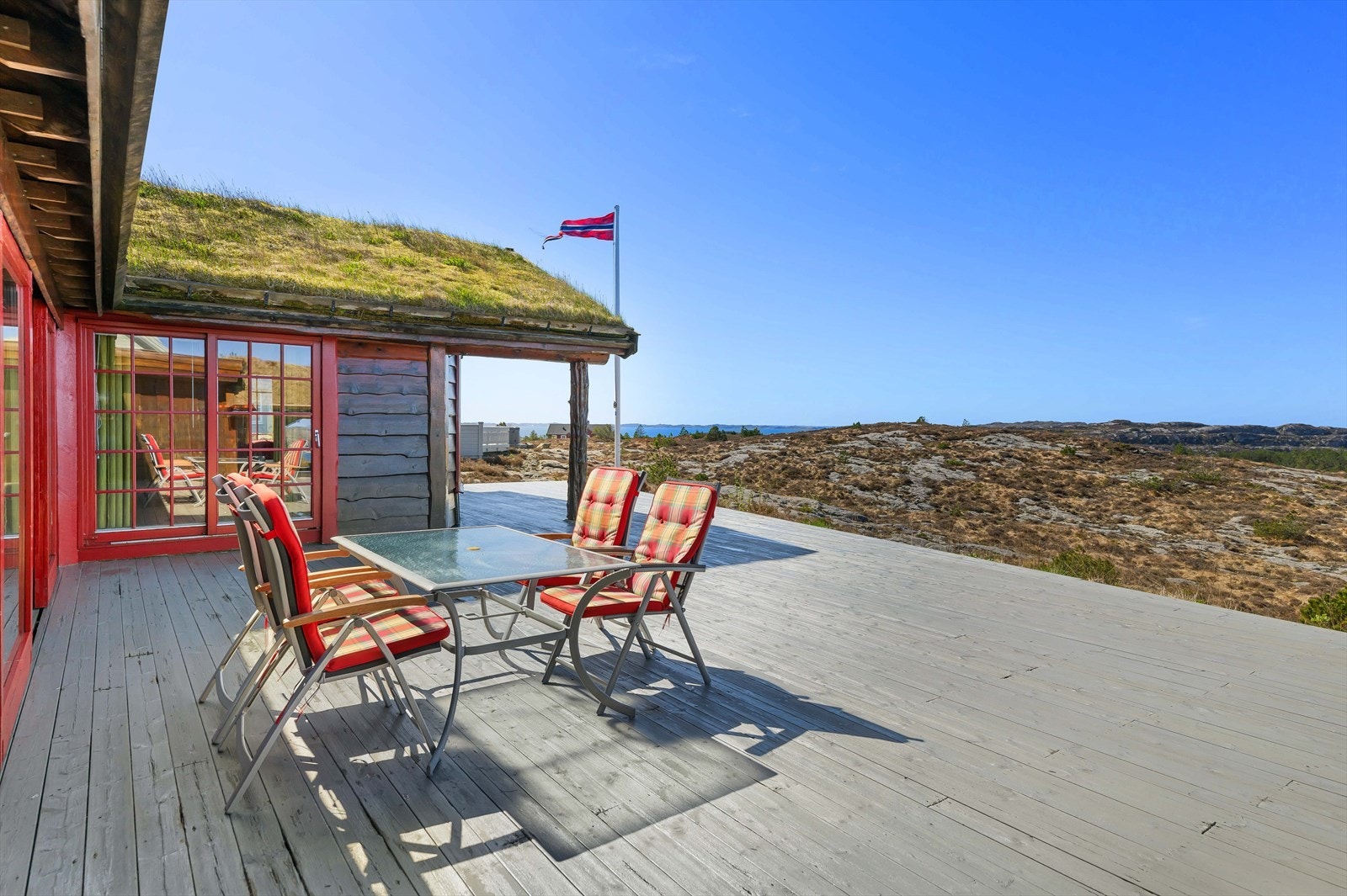 Her har man også fantastisk panormautsikt over sjø- og landskap. Galleribilde