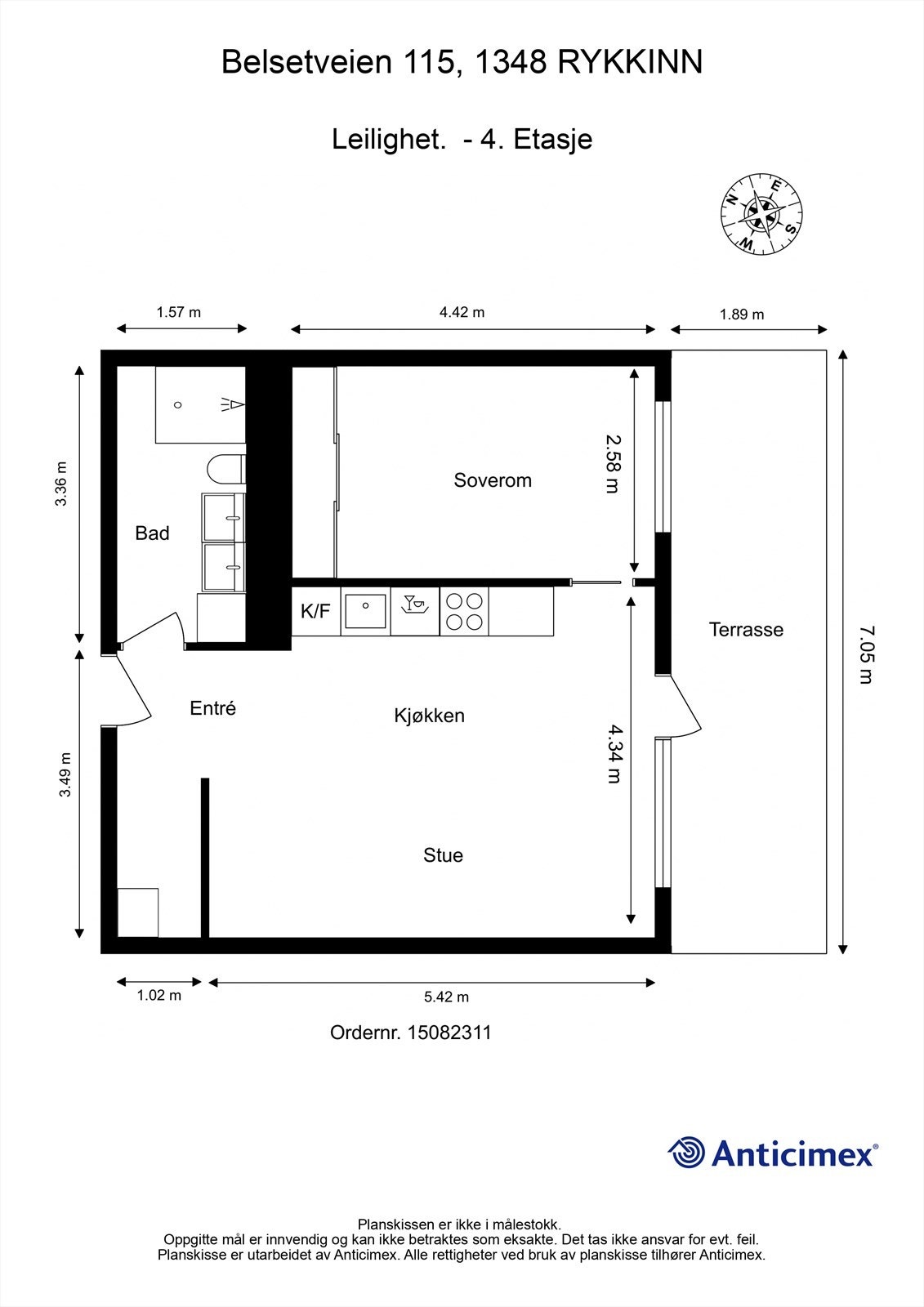 Plantegning Galleribilde