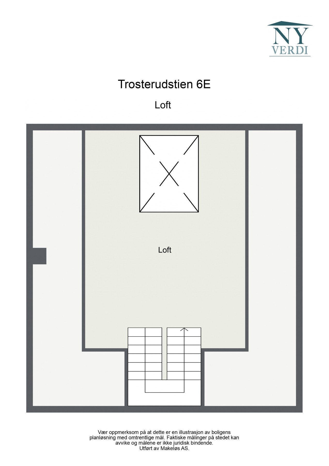 Planløsning loft Galleribilde