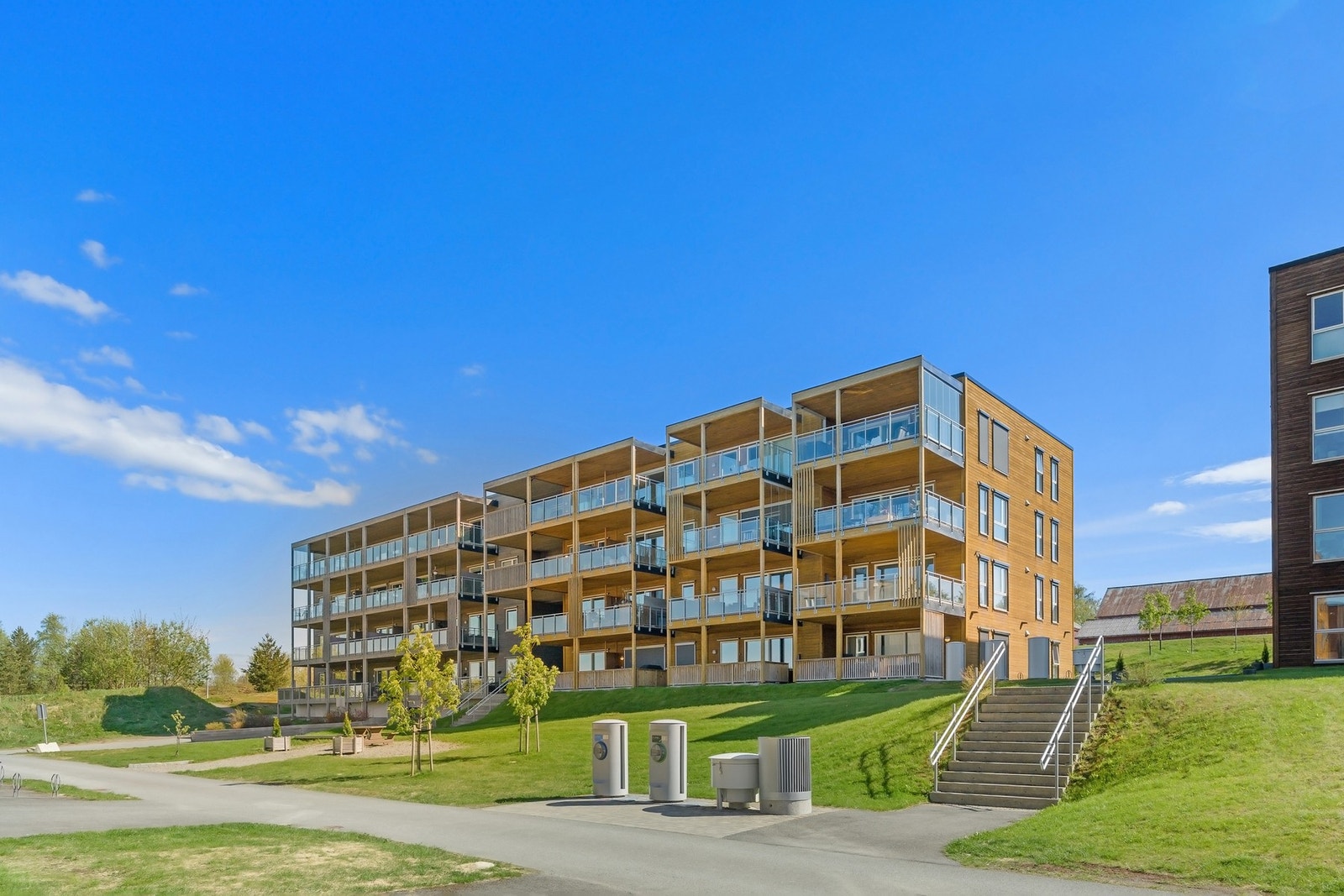 Fasade. Bygget ble ferdigstilt i 2020. Galleribilde