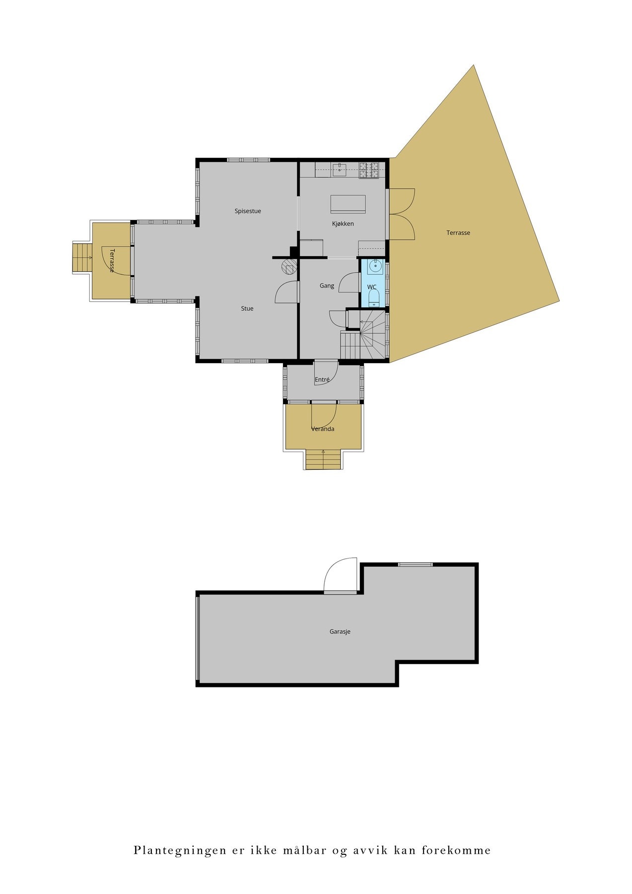 Veiledende plantegning 1. etasje. Galleribilde