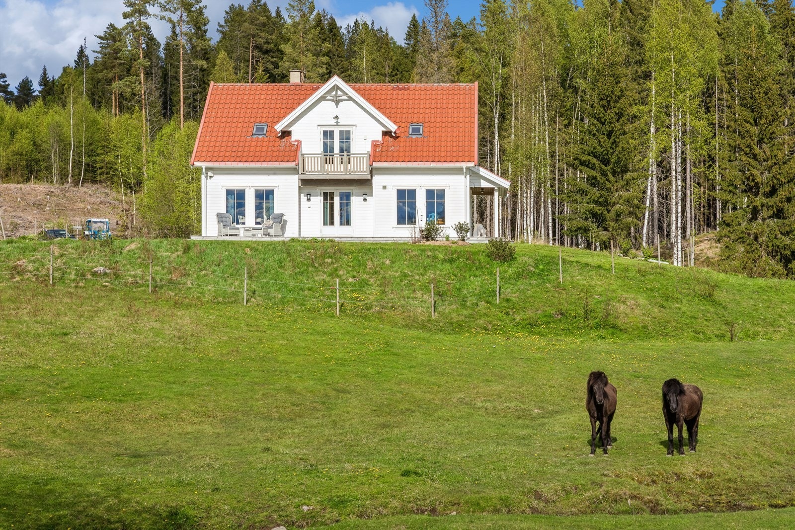 Eiendommen har ca. 17,7 daa innmarksbeite, ideelt for dyrehold. Galleribilde