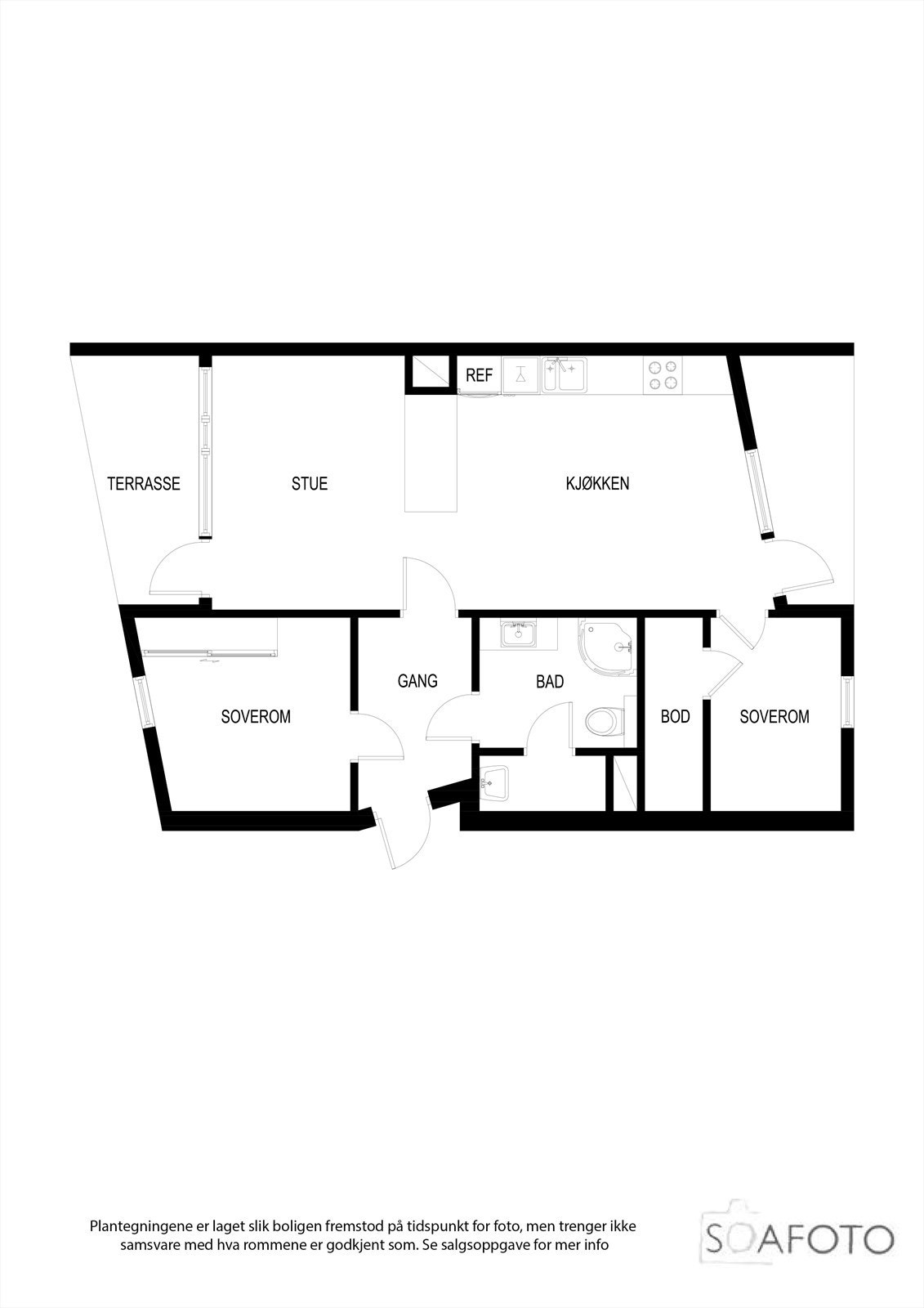 Plantegning Galleribilde
