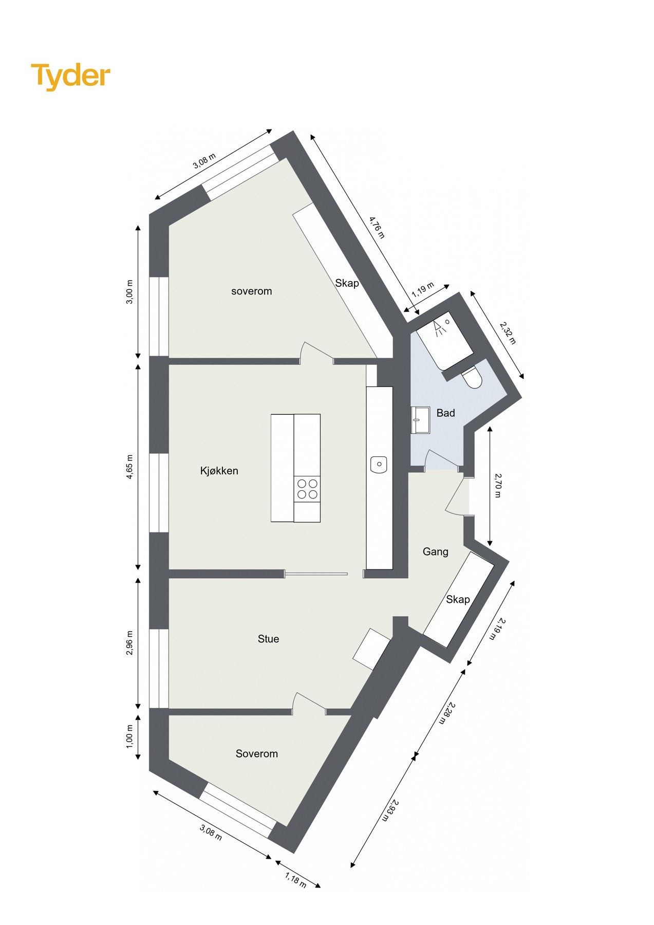 Plantegning. Galleribilde