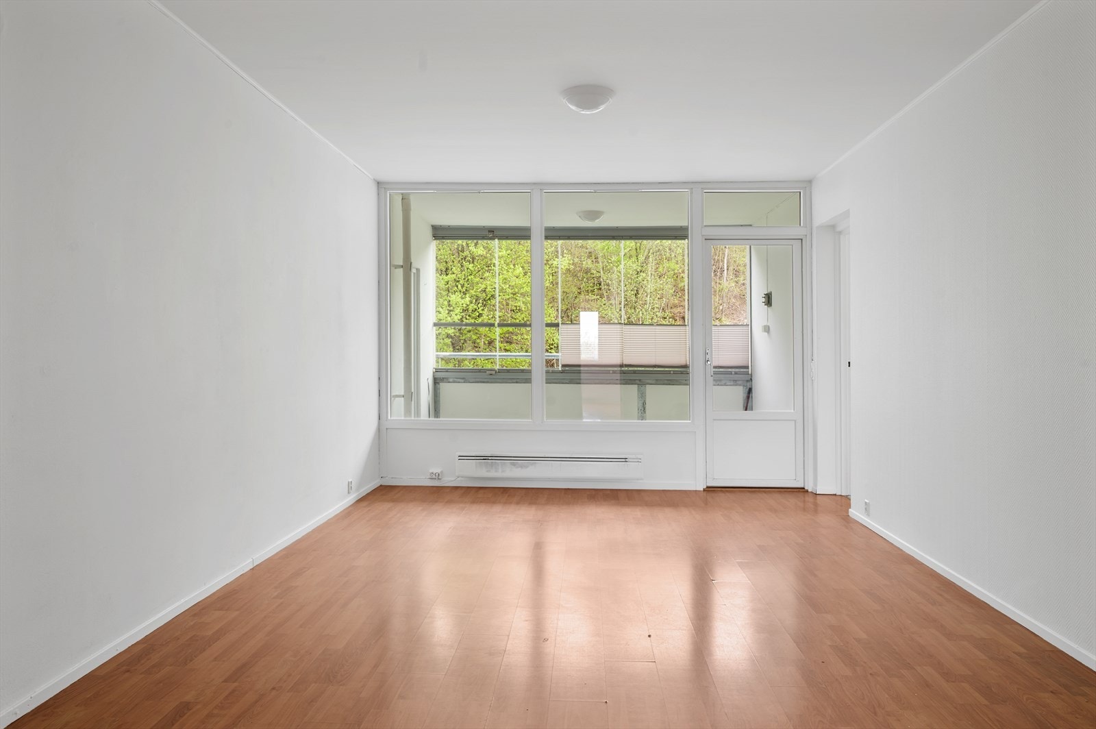Store vindusflater og mye naturlig lys. Galleribilde