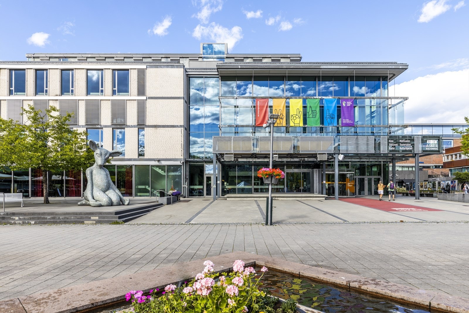 Sentrum fremstår i dag som et moderne og levende handels- og servicemiljø med butikker, serveringssteder og sosiale møteplasser. Galleribilde