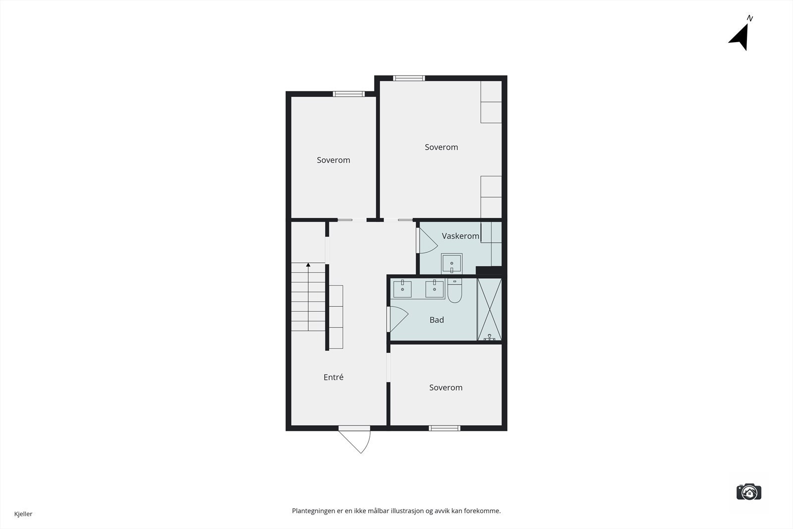 Plantegning Galleribilde
