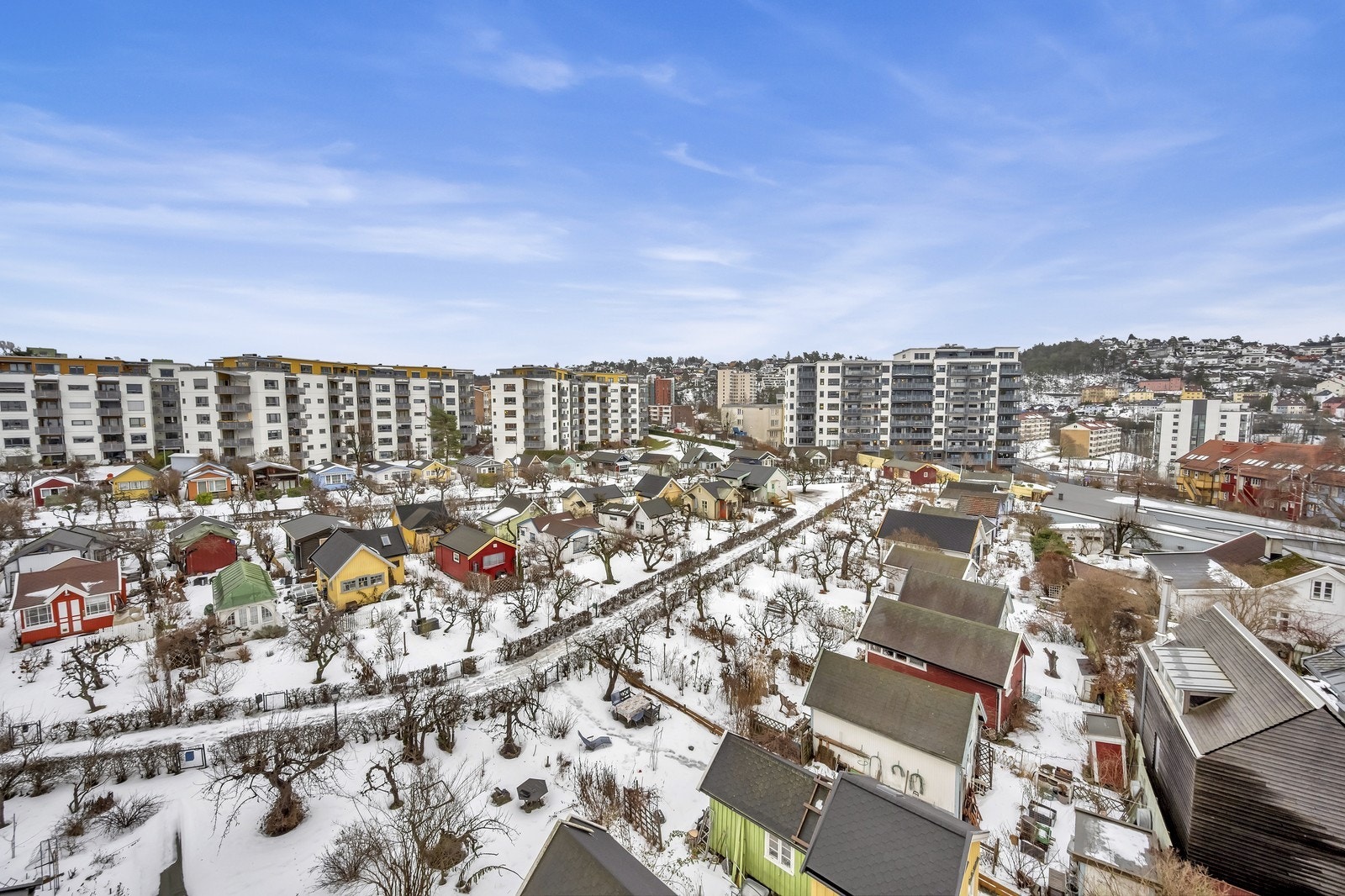 Flott utsikt Galleribilde