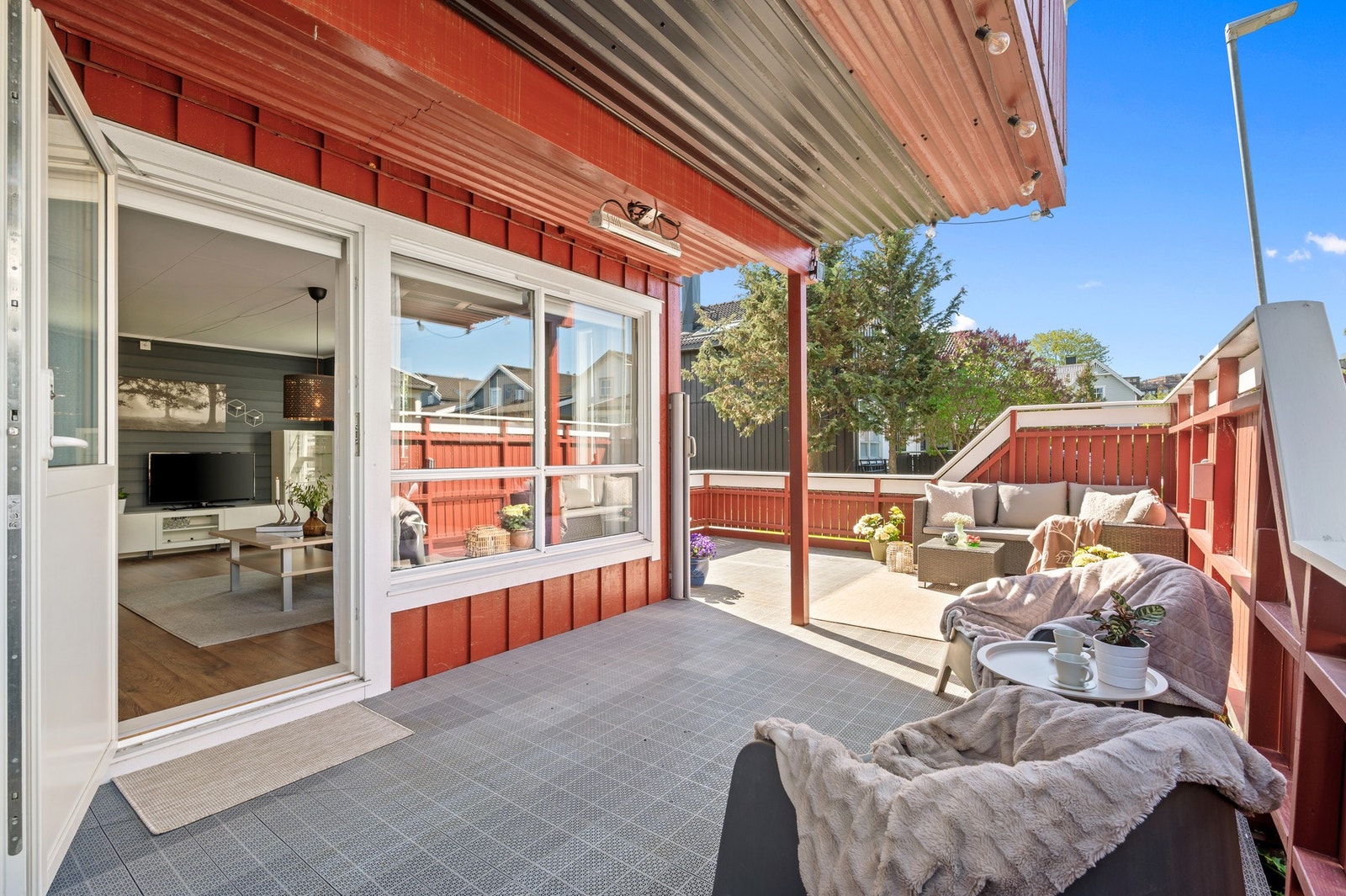 Verandaen er på hele 34,1m². Galleribilde