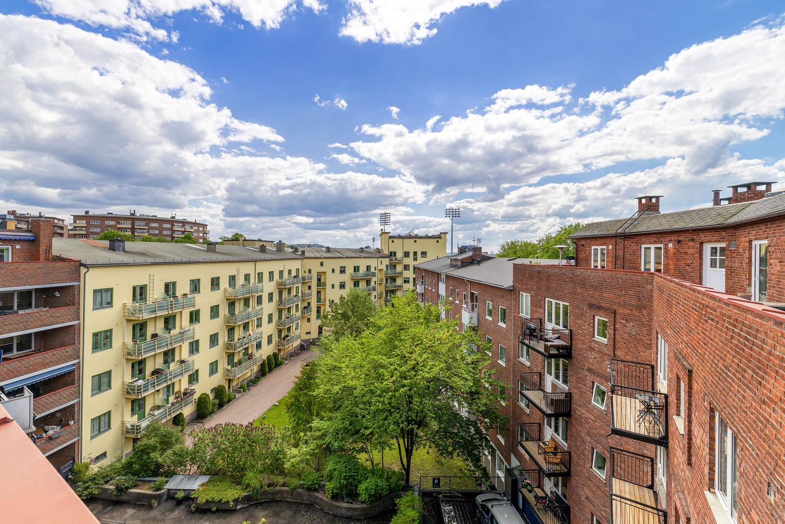 Skjermet og rolig, vendt mot gårdsrom. Galleribilde