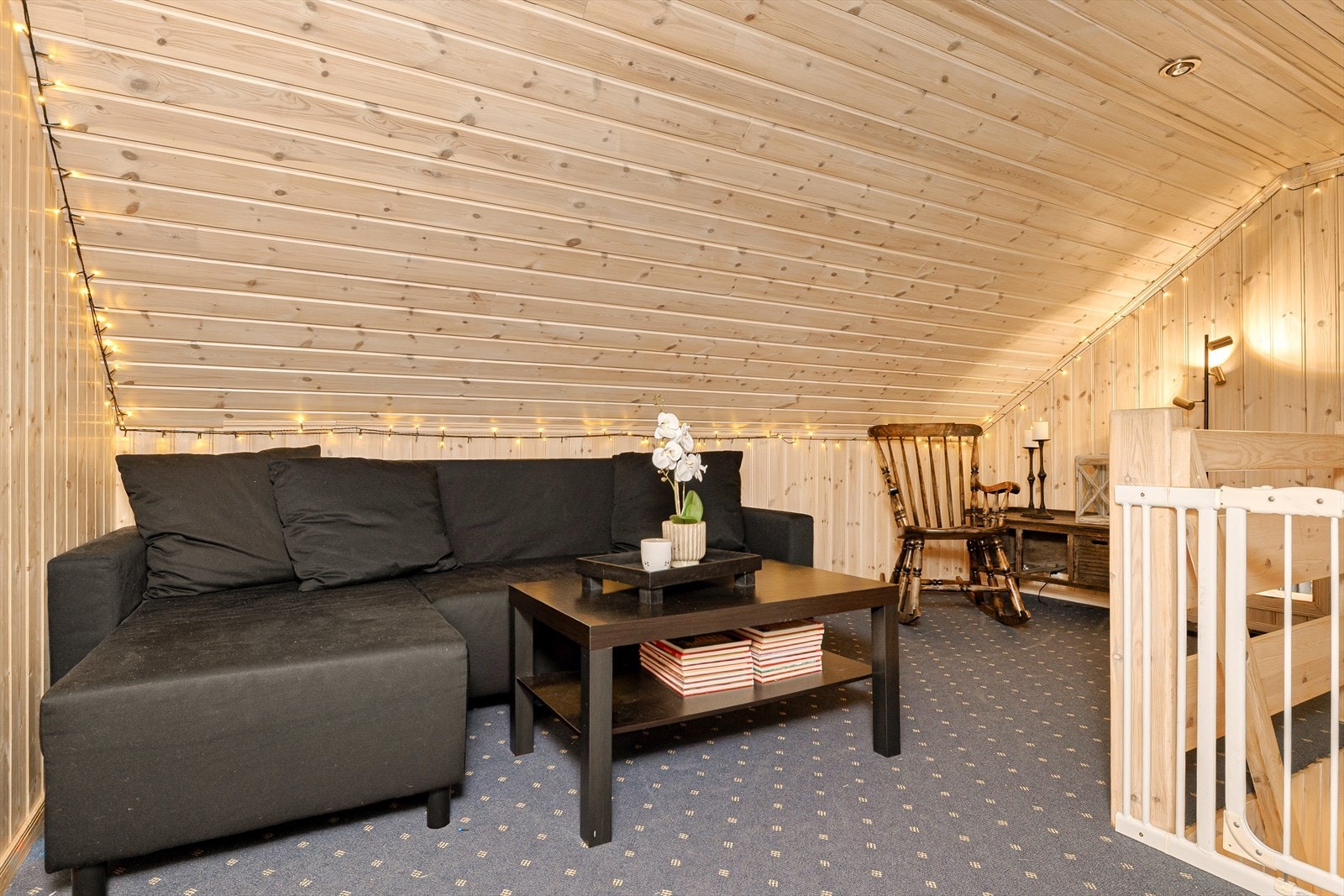 Et fleksibelt areal som gir ekstra plass for avslapning eller lek. Galleribilde