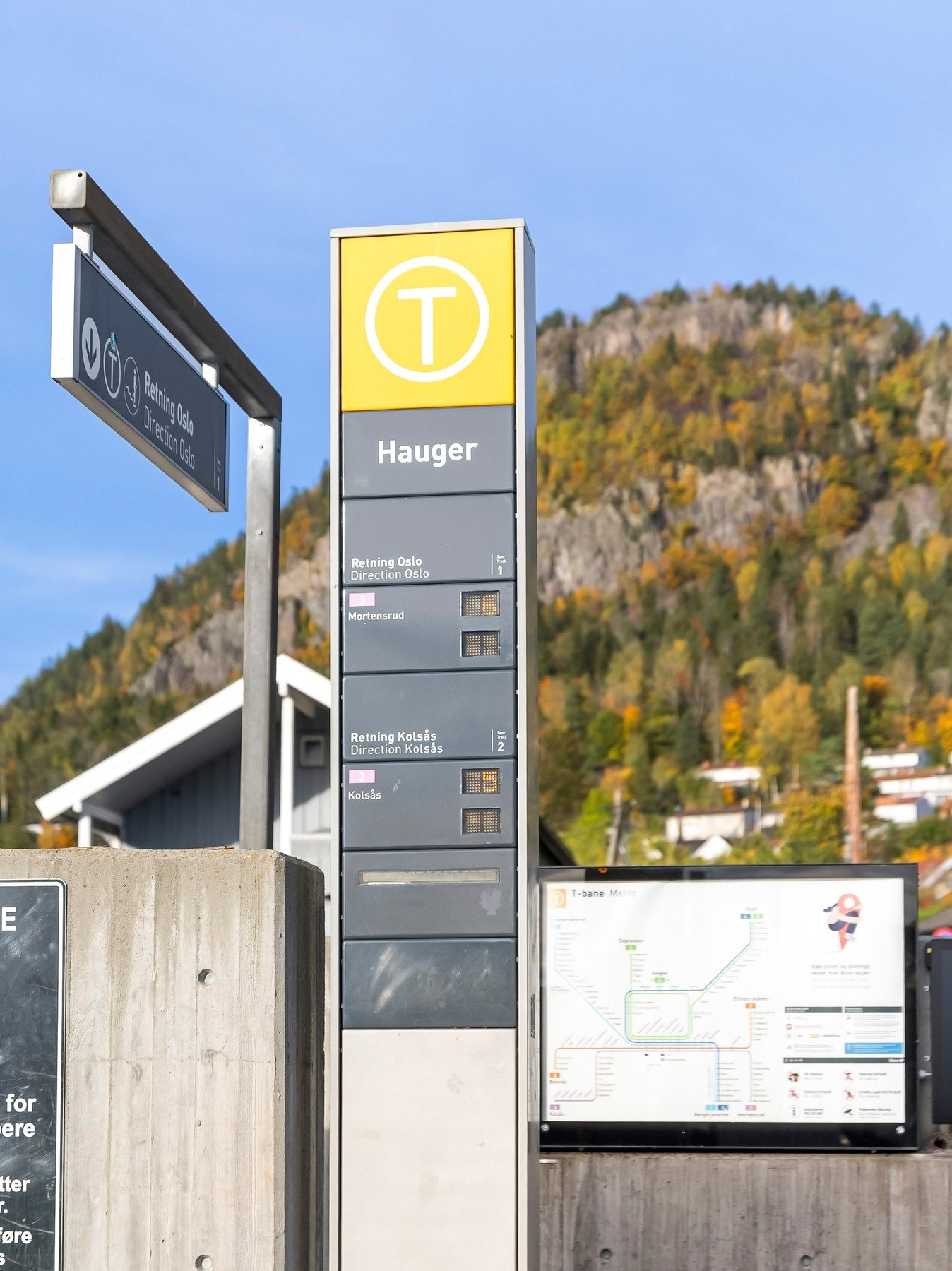 T-bane stasjon er kun 6 minutters gange fra boligen. Galleribilde