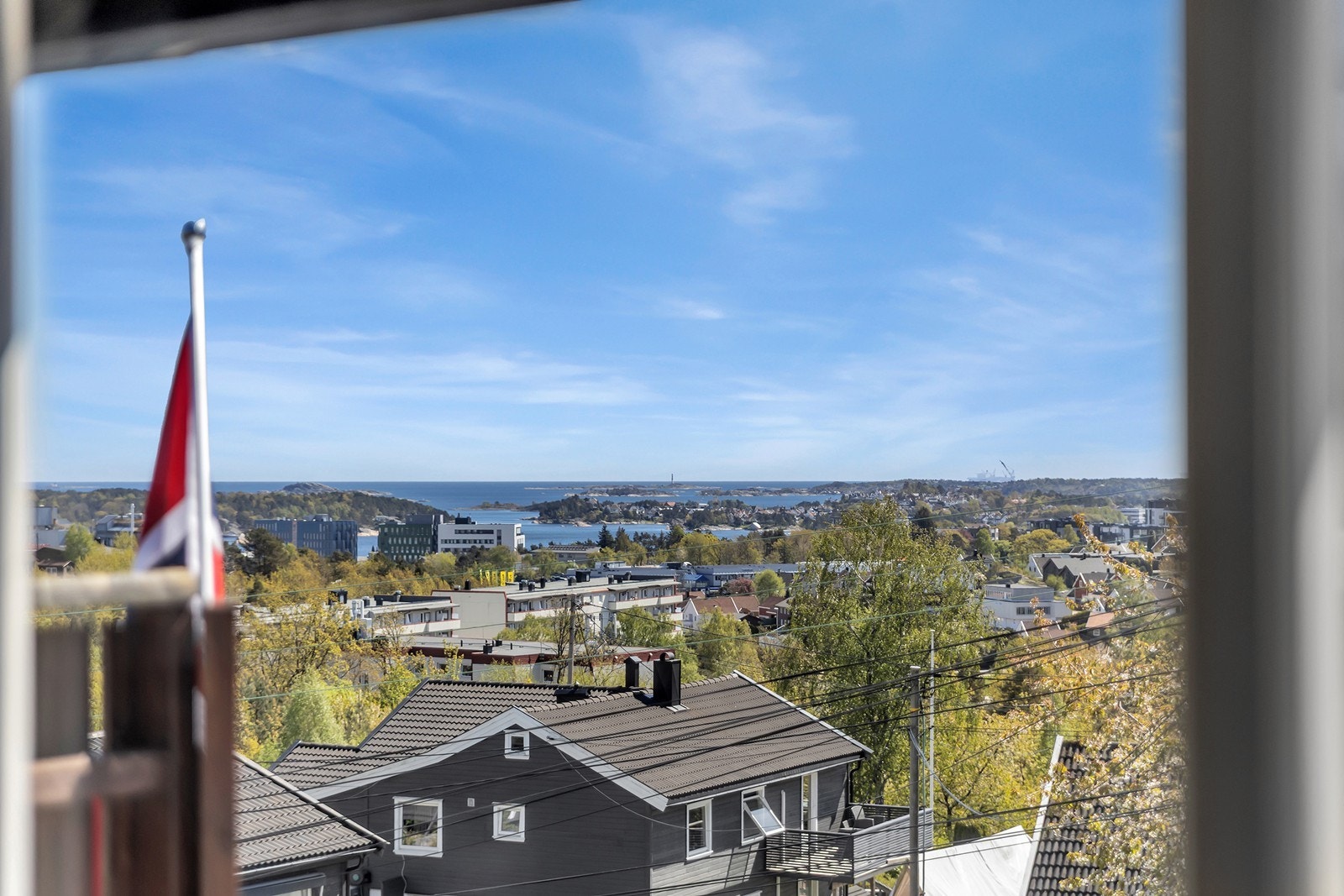 Flott utsikt og gode solforhold Galleribilde