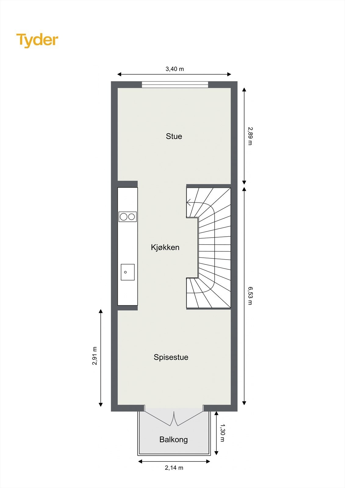 Plantegning 2. etasje Galleribilde