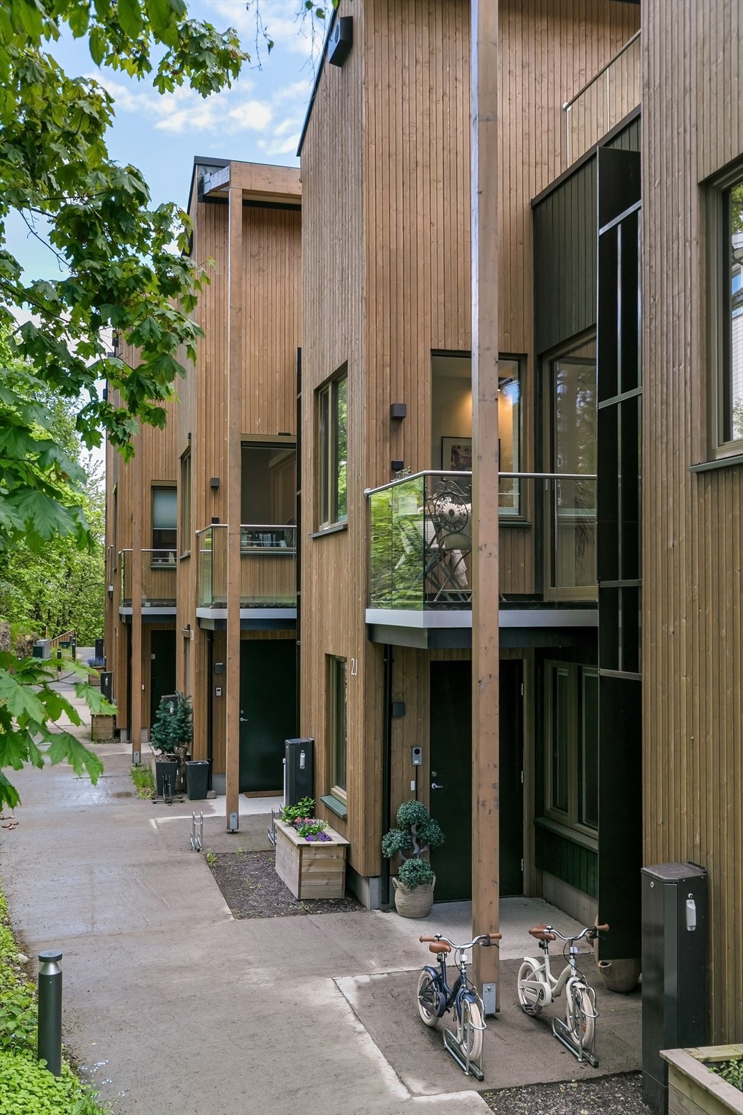 Hyggelig adkomst Galleribilde
