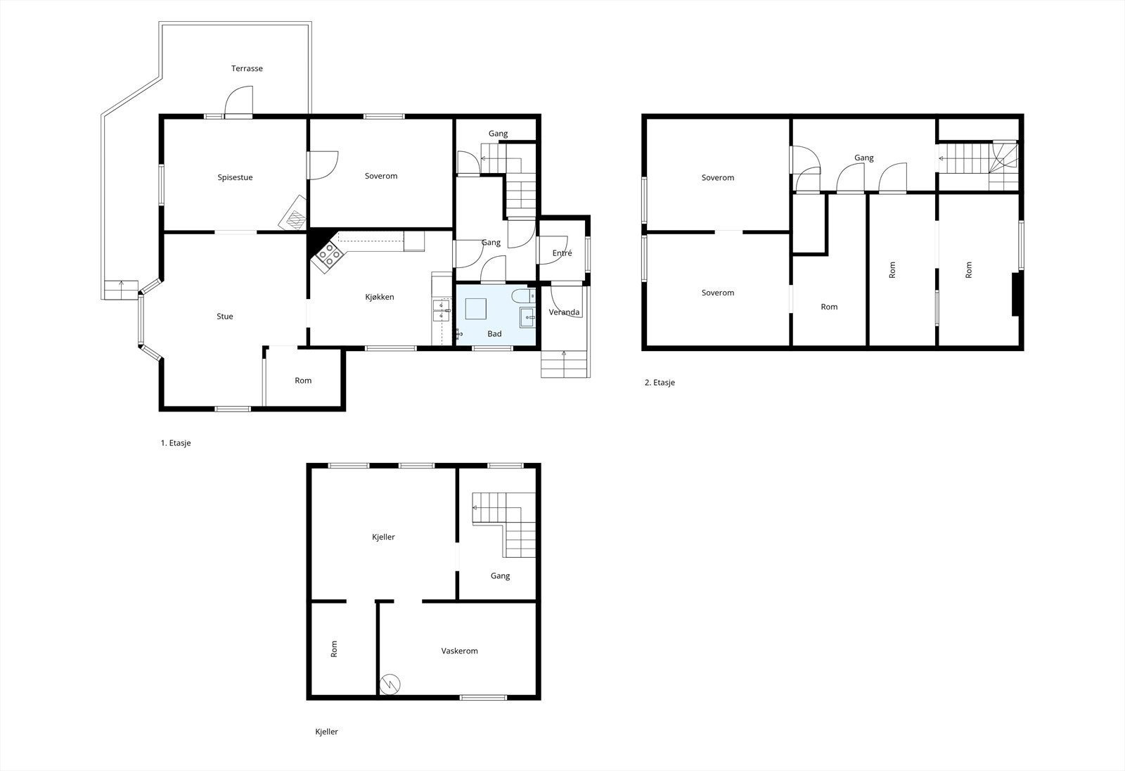 Plantegning Galleribilde